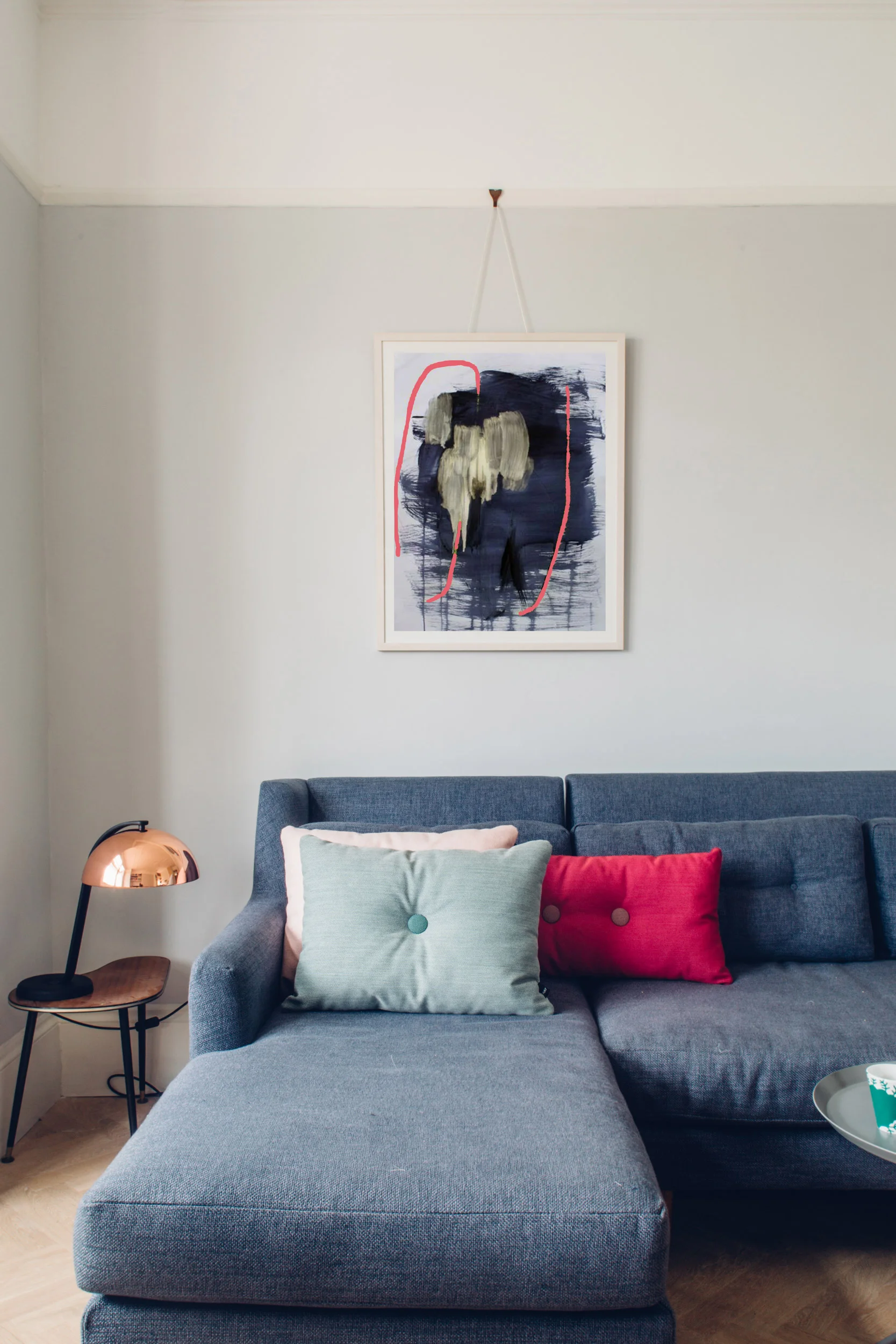 Richardson Studio Interiors Design of South London Mansion Apartment Lounge