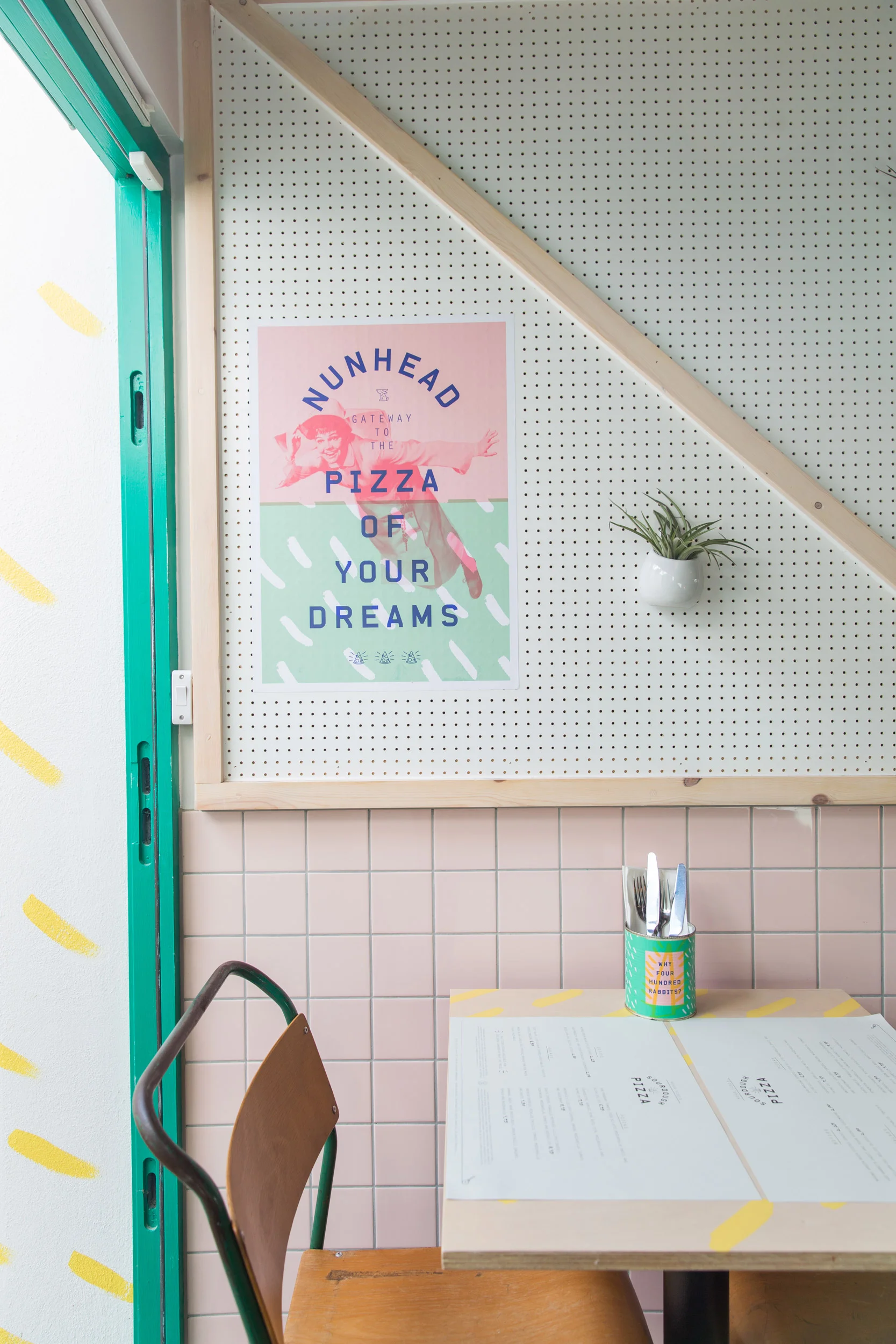Richardson Studio Interior Design for 400 Rabbits Nunhead Window