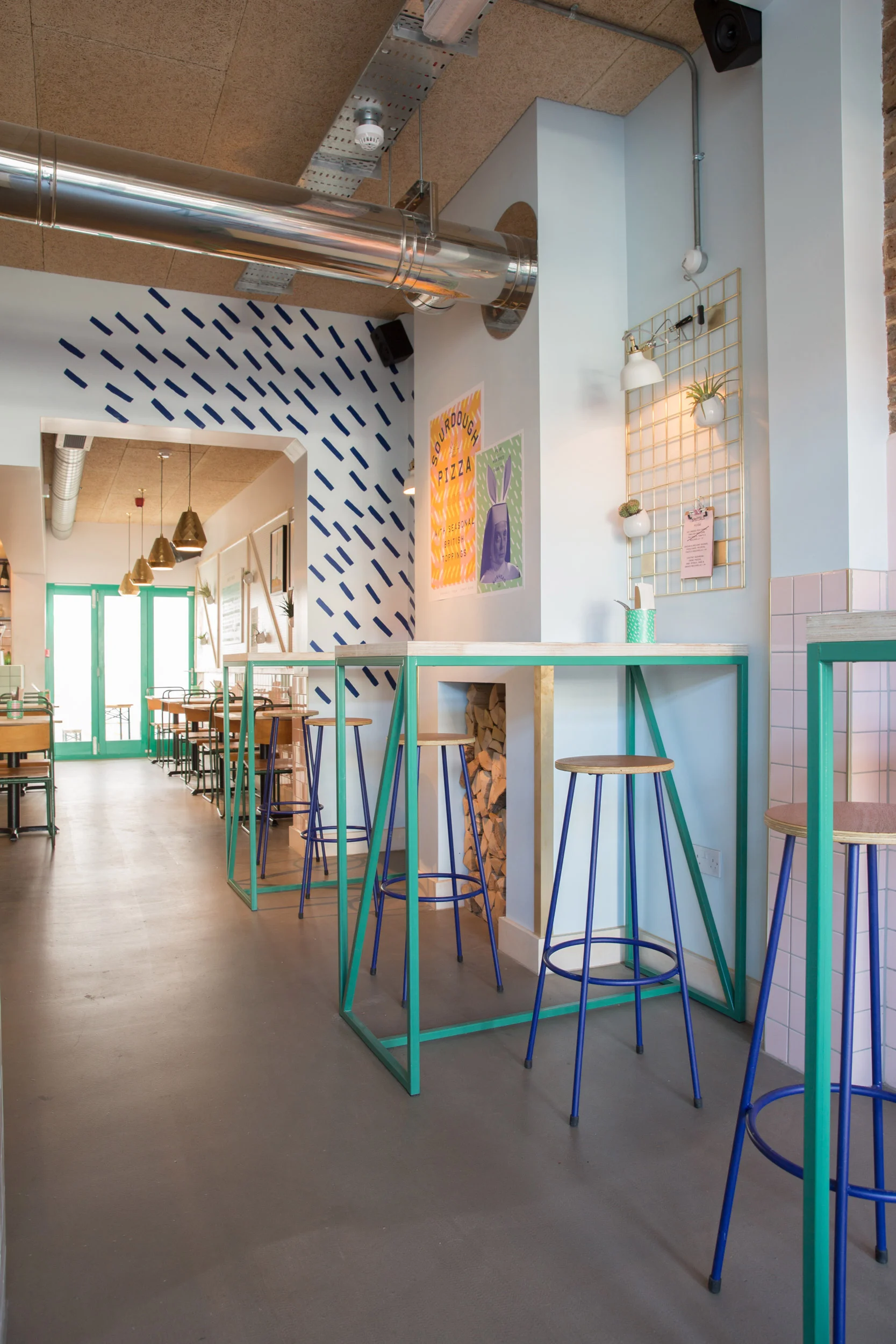Richardson Studio Interior Design for 400 Rabbits Nunhead Seating Area