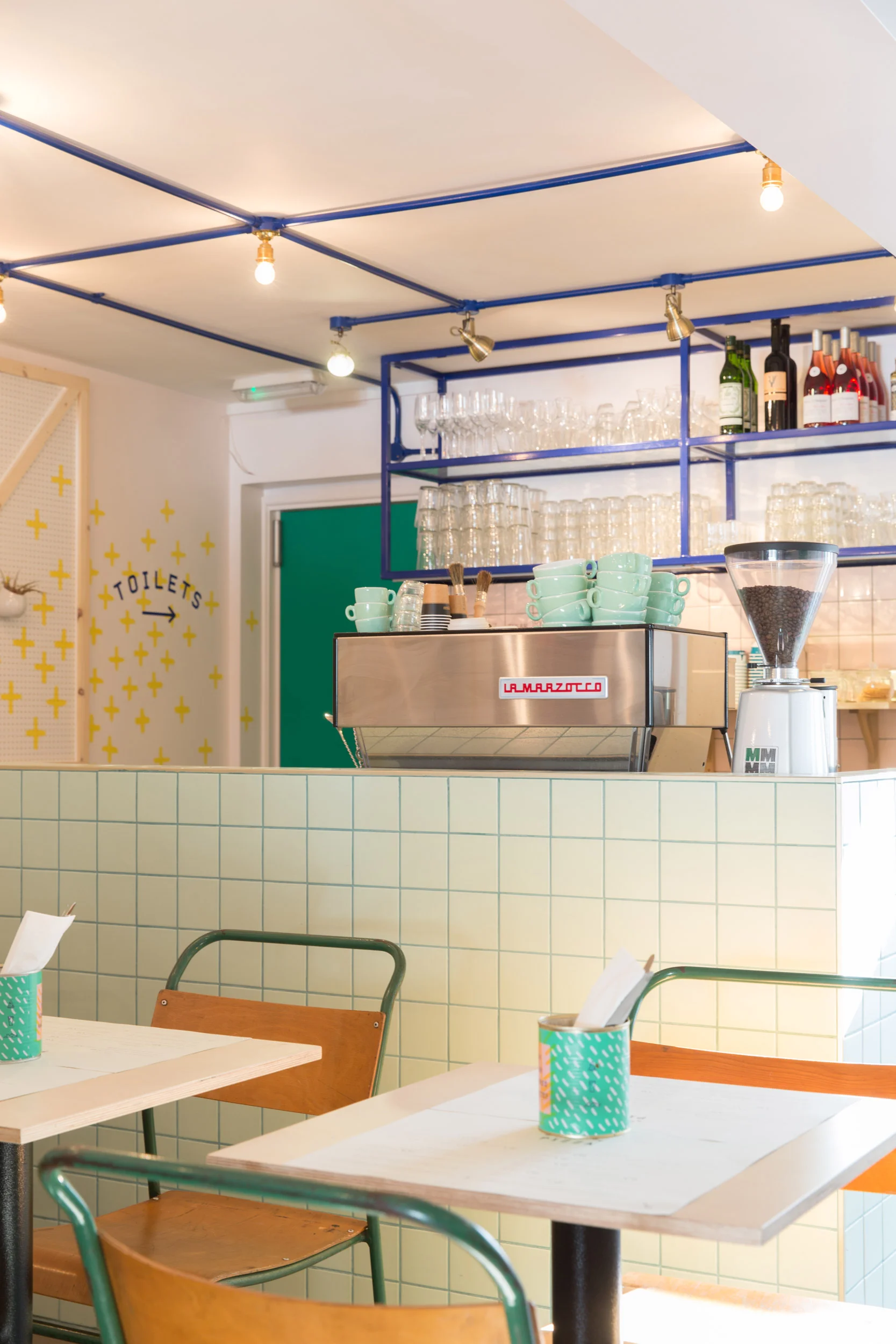 Richardson Studio Interior Design for 400 Rabbits Nunhead Coffee Machine