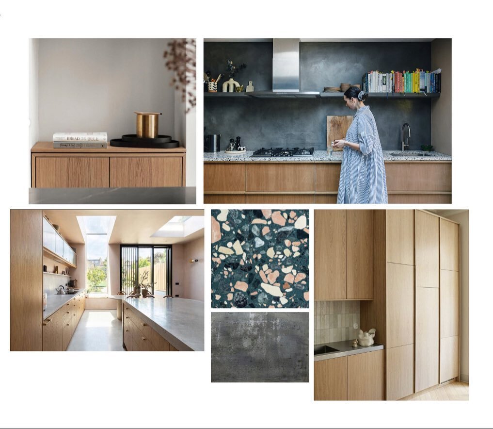 KITCHEN AND MOODBOARDS
Here&rsquo;s the start of my journey into designing our kitchen. I decided to approach it as I would an external project (I also need to convince @mistermccarthy ) 
Moodboarding is an important process, it helps narrow down des