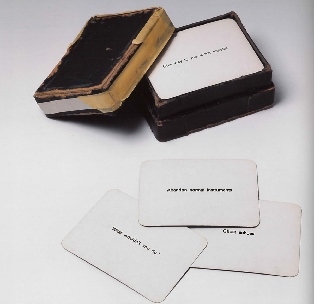 “Stop thinking about art works as objects, and start thinking about them as triggers for experiences” - Brian Eno