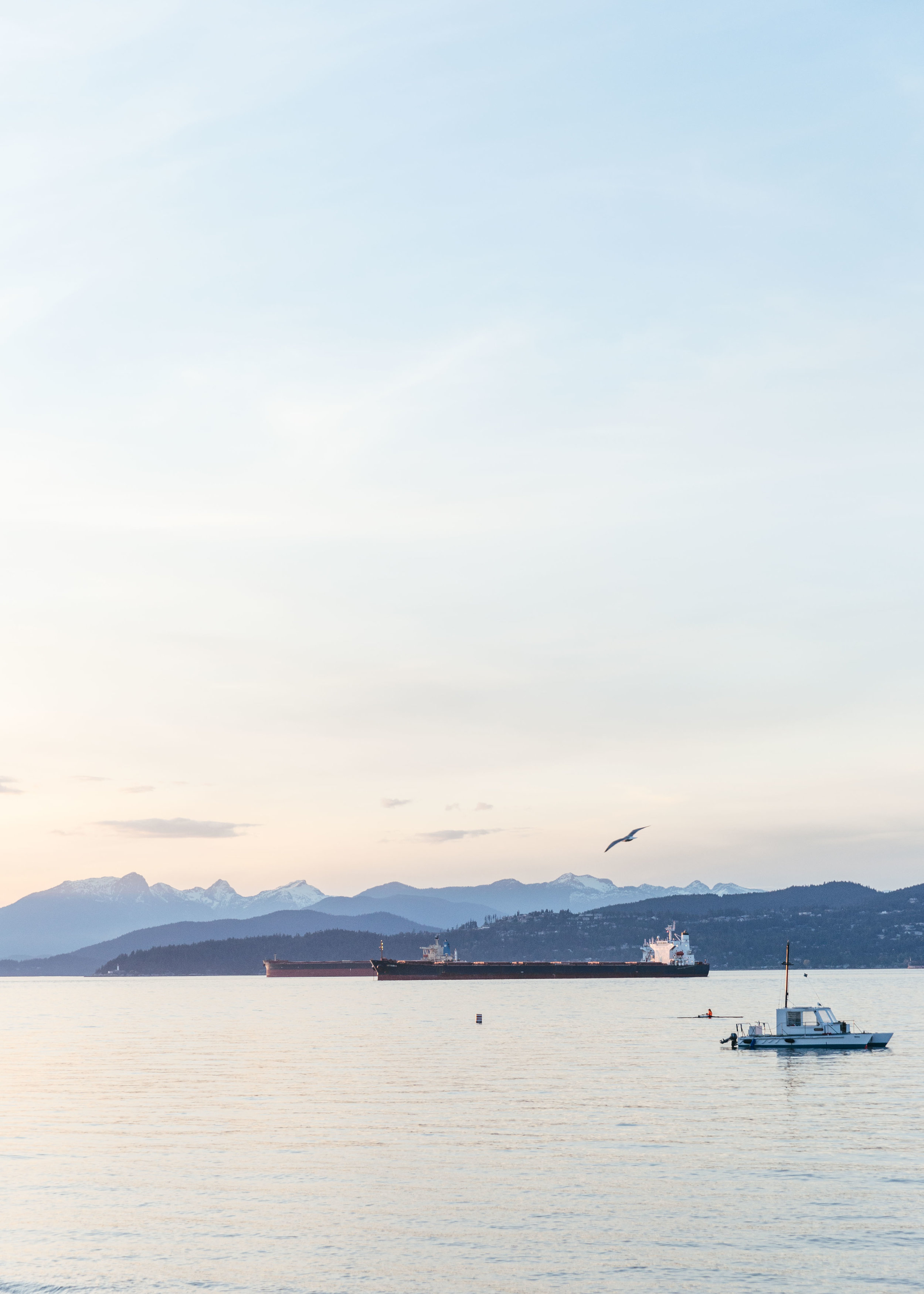 jericho beach at sunset
