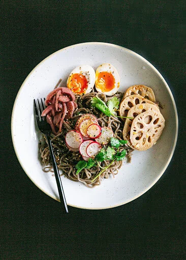 i love having this in the fridge to top a quick meal of noodles and ramen egg, and random vegetables