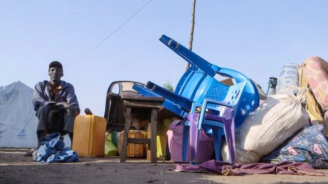 Refugees end up in settlements in Uganda. (AP)