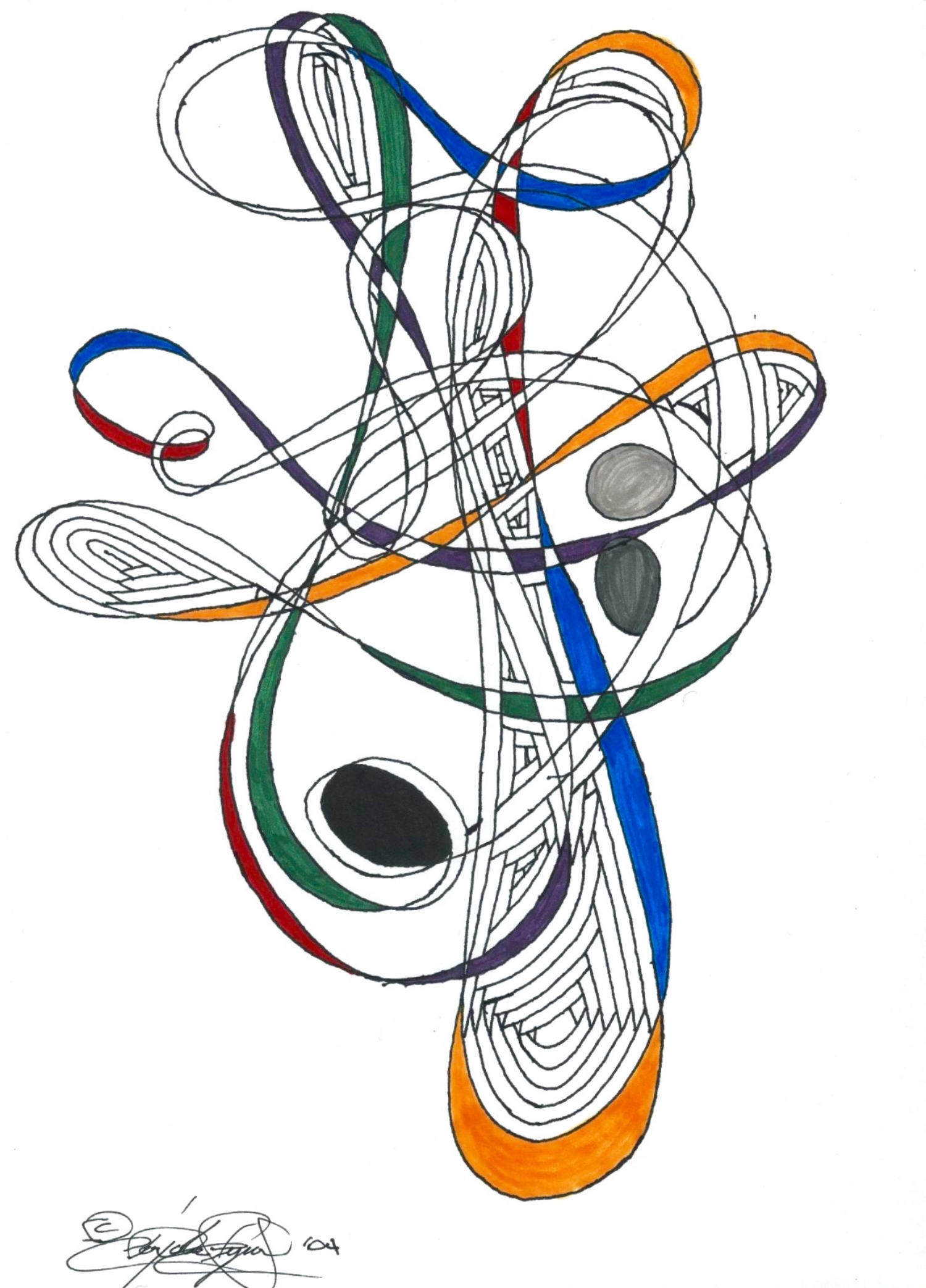 Pen and Ink, 8.5" x 12", 2004