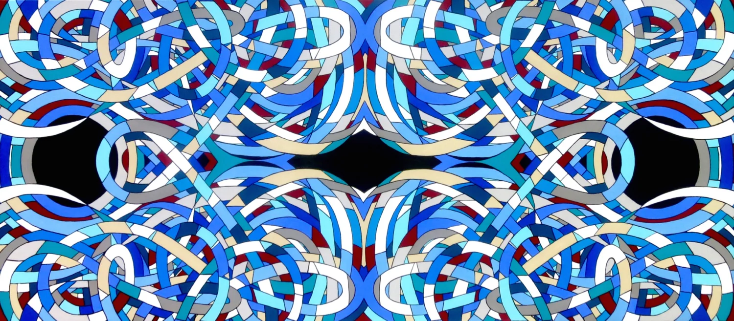 Acrylic on Canvas, 38" x 88"