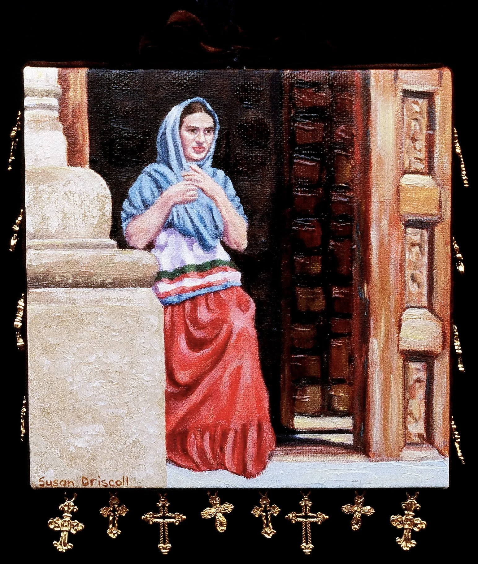 Frida Leaving Church (not for sale)