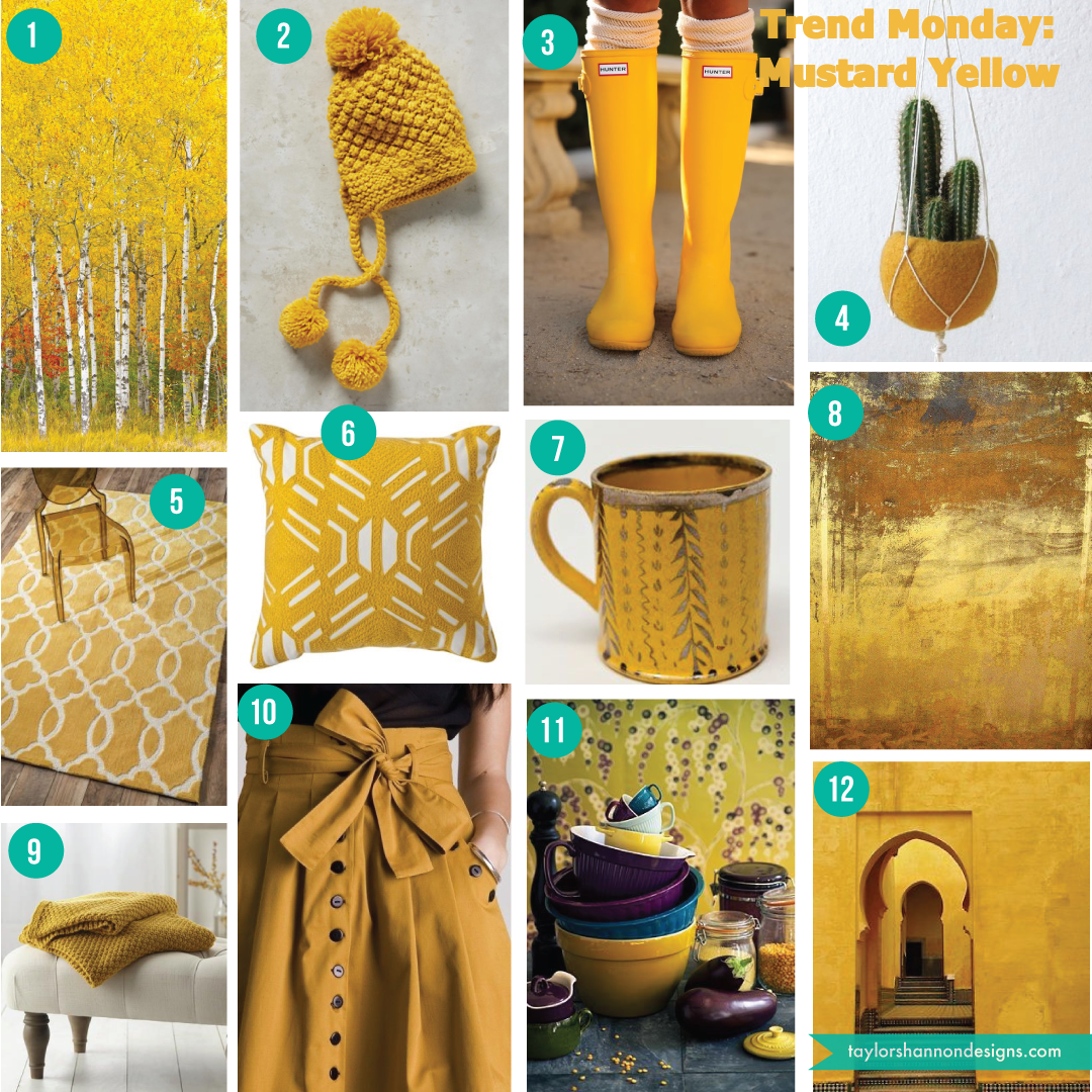 Trend Monday: Mustard Yellow