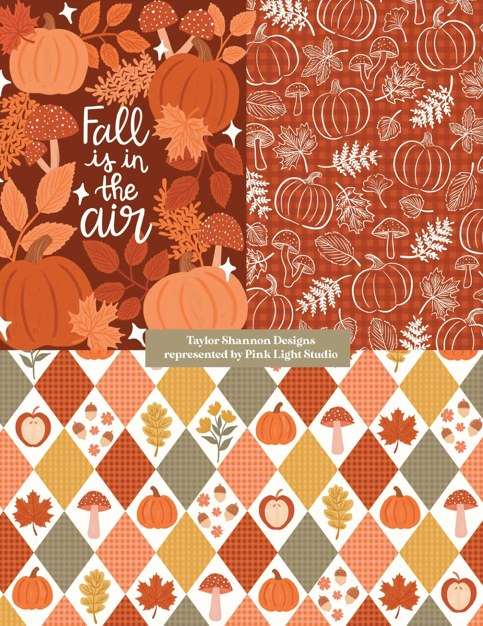 Yesterday was officially the first day of fall and this morning it FINALLY feels like fall. 🍁 I was able to walk the dog without sweating like crazy 😅 
.
.
.
#surfacepatterndesign #artlicensing #surfacedesign #surfacedesigner #surfacepatterndesigne