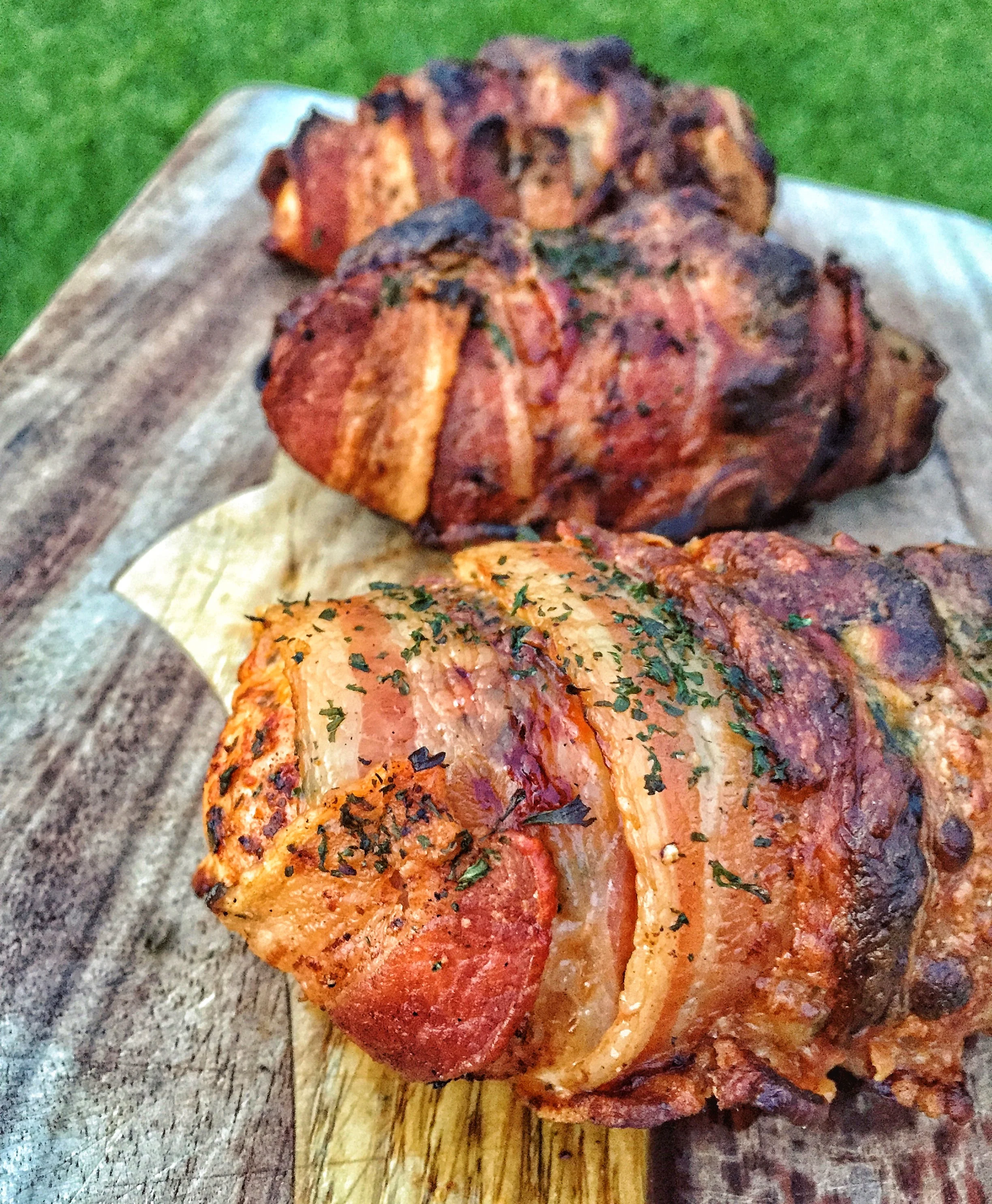BACON WRAPPED STUFFED CHICKEN BREASTS