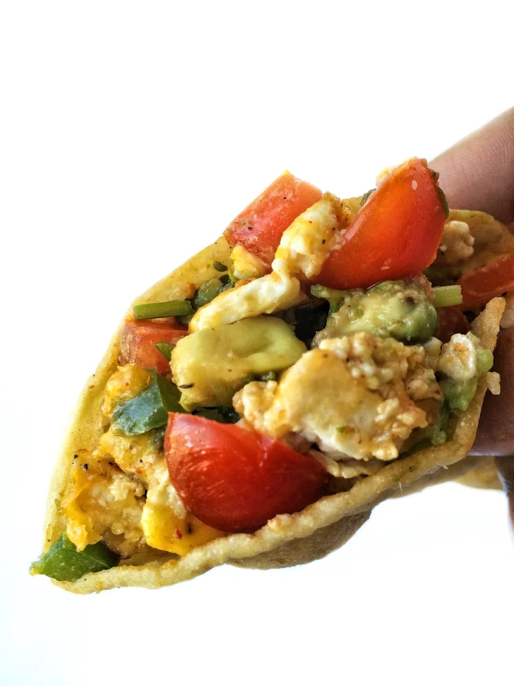 CHEESY BREAKFAST TACOS