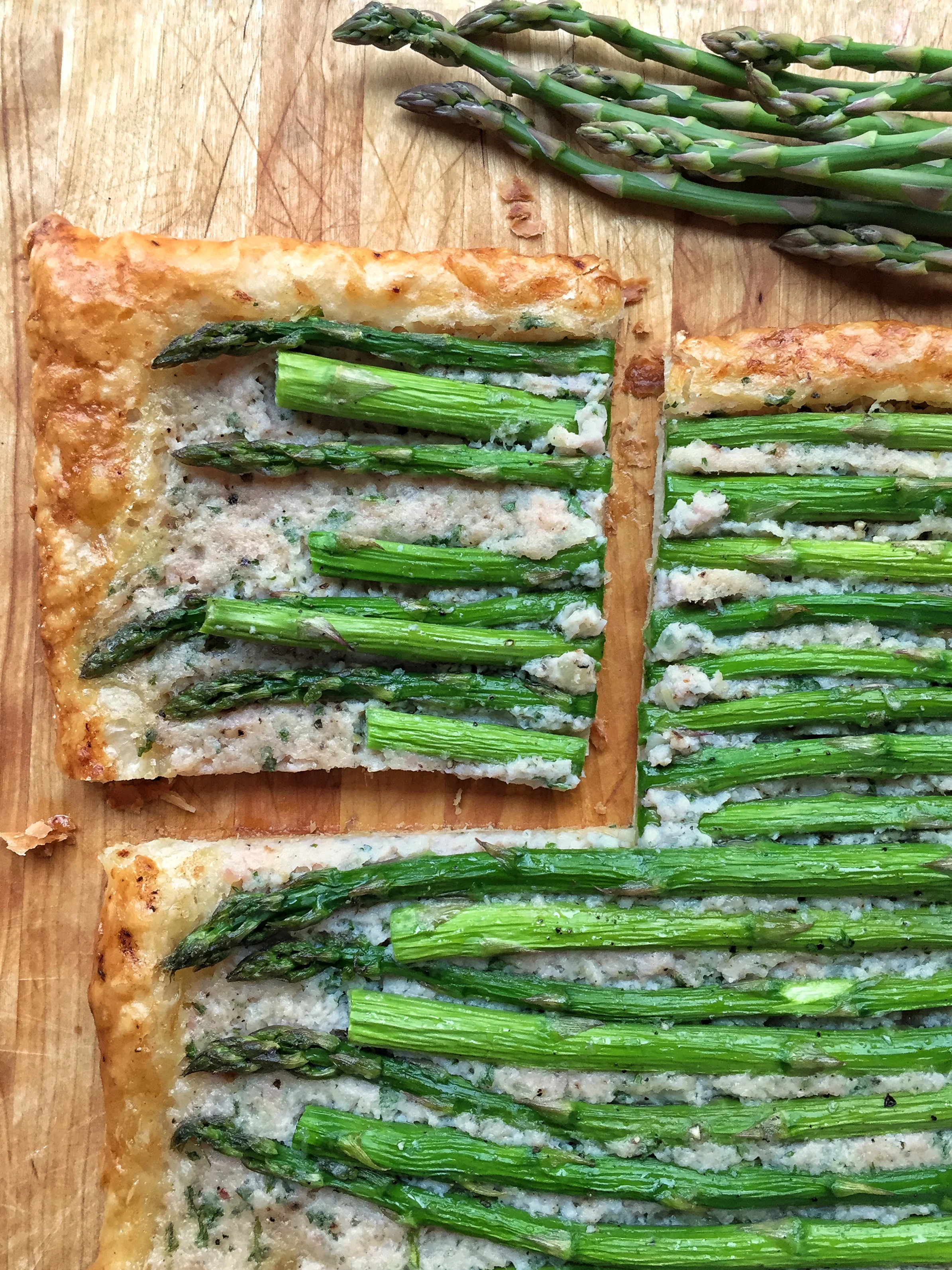 ASPARAGUS MASCARPONE TART