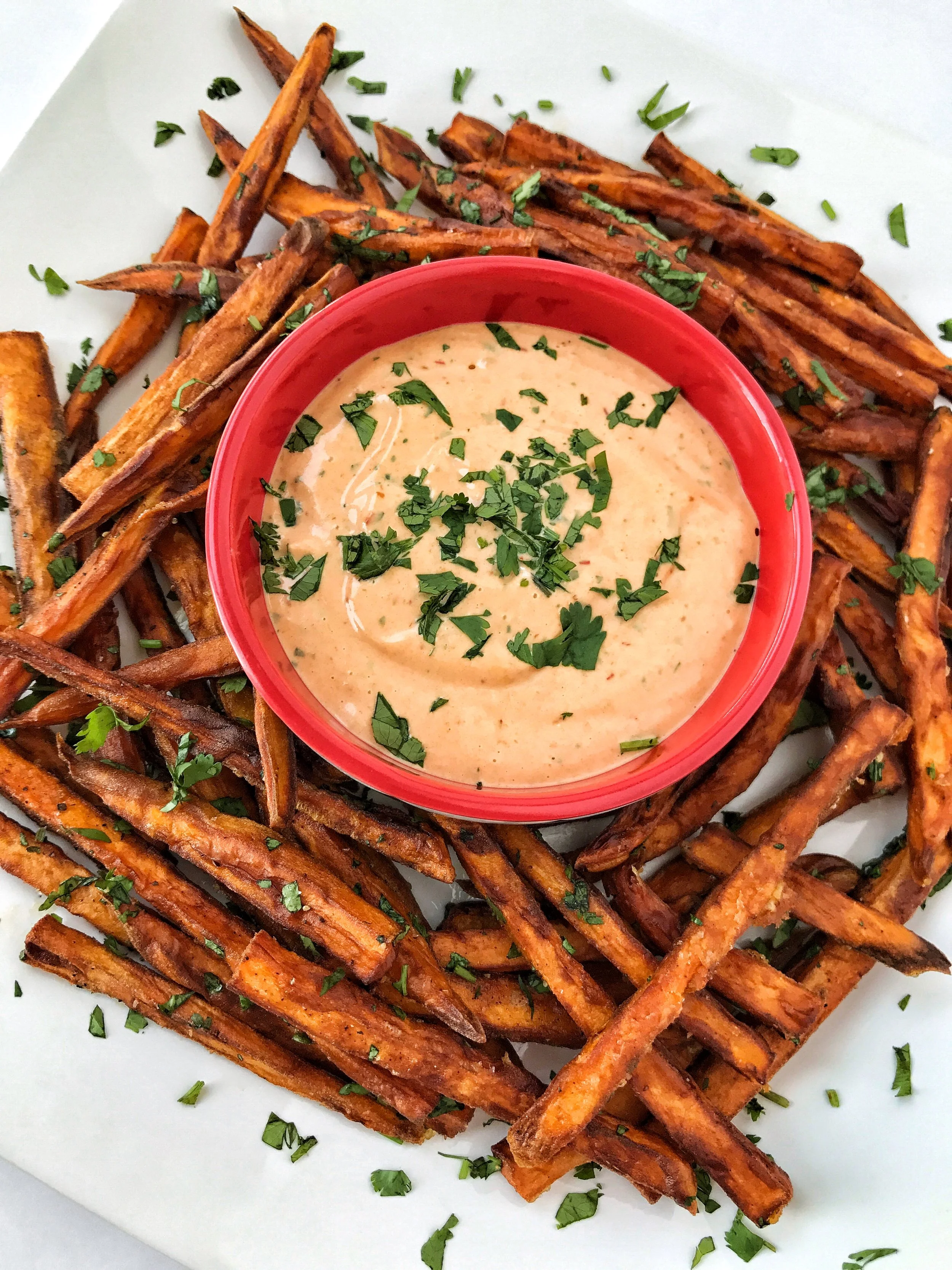 SWEET POTATO FRIES WITH CHIPOTLELIME AIOLI — SPOON & SWALLOW