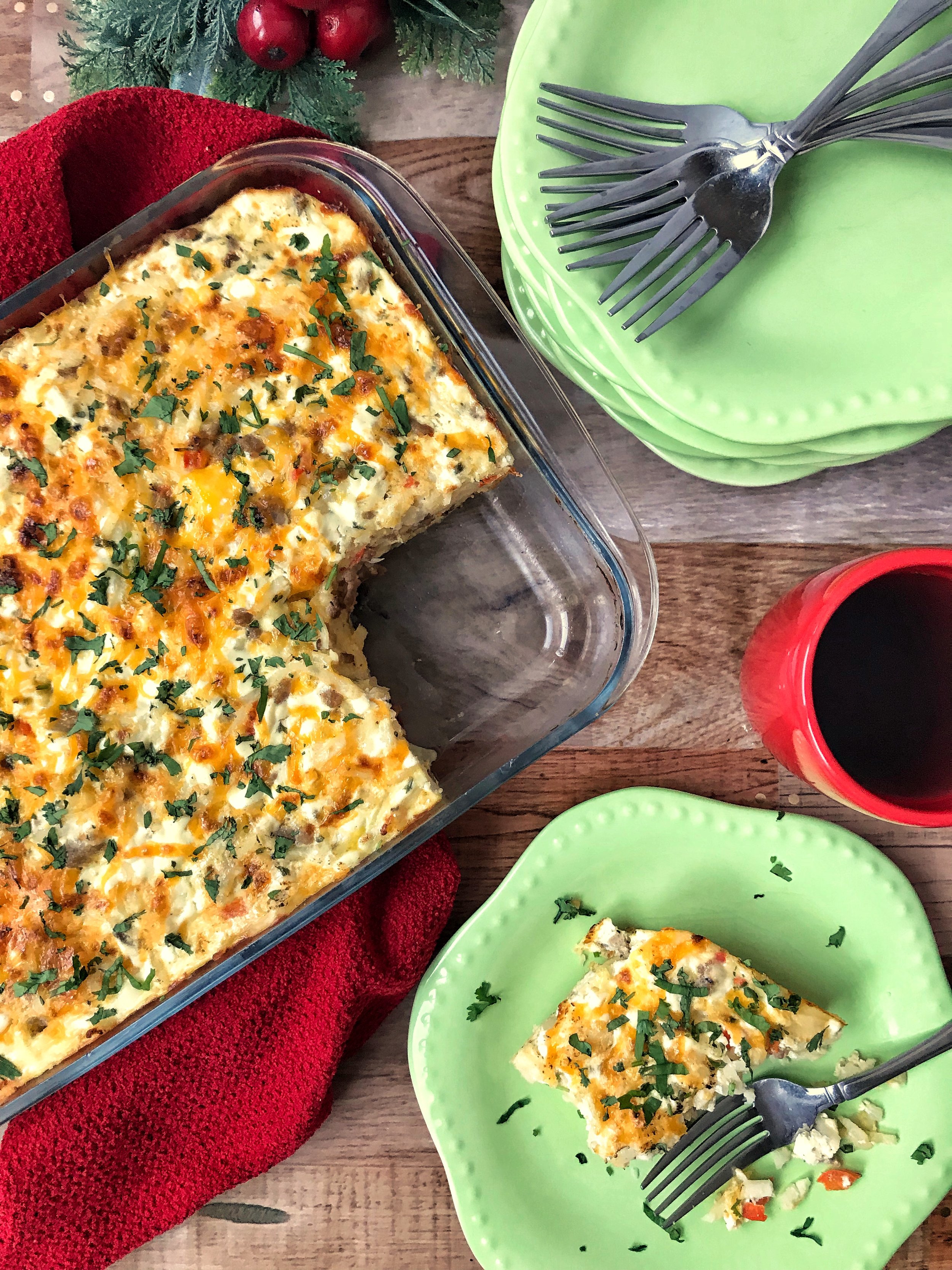 OVERNIGHT HASH BROWN BREAKFAST BAKE