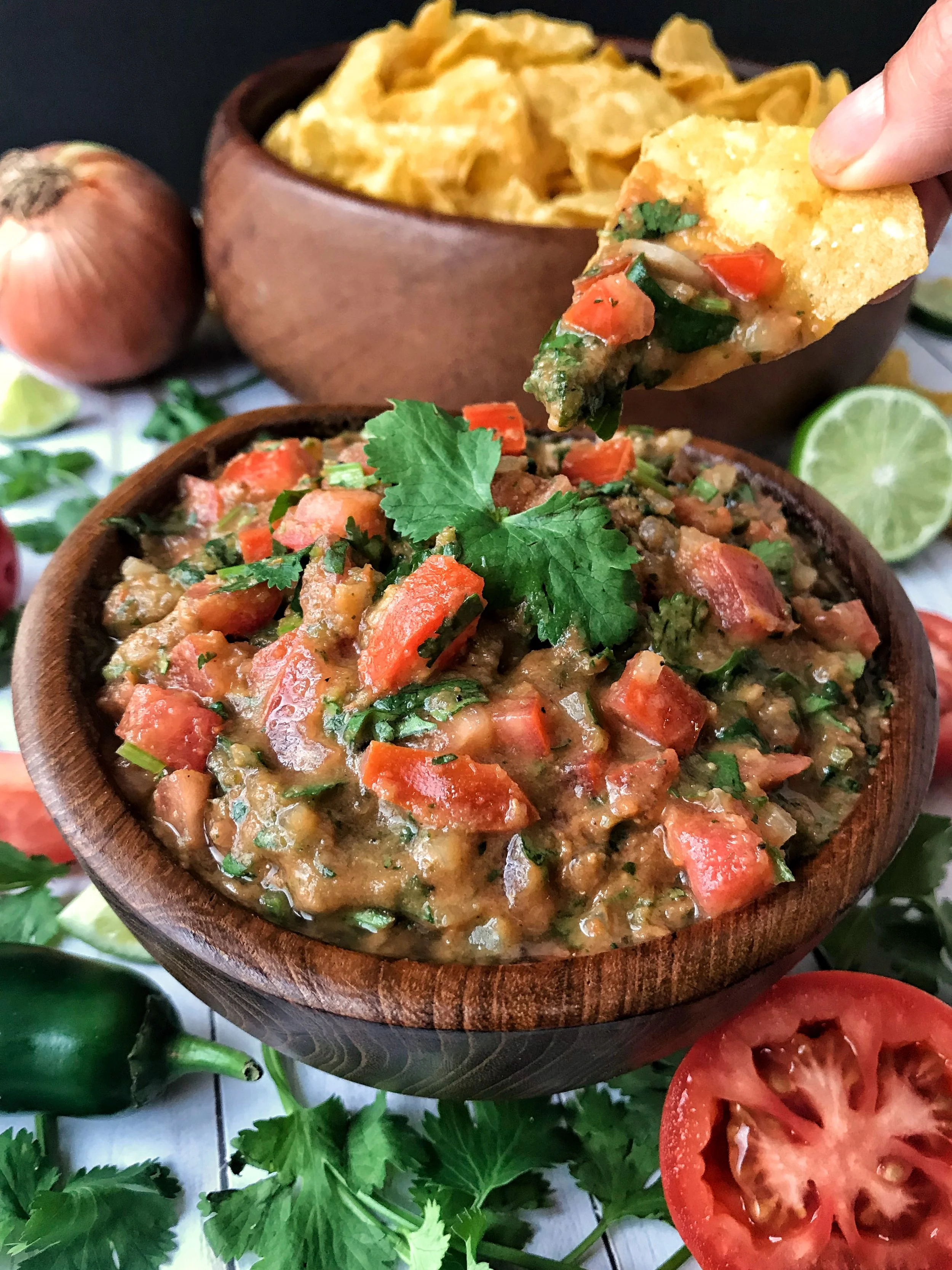 CILANTRO-LIME SALSA
