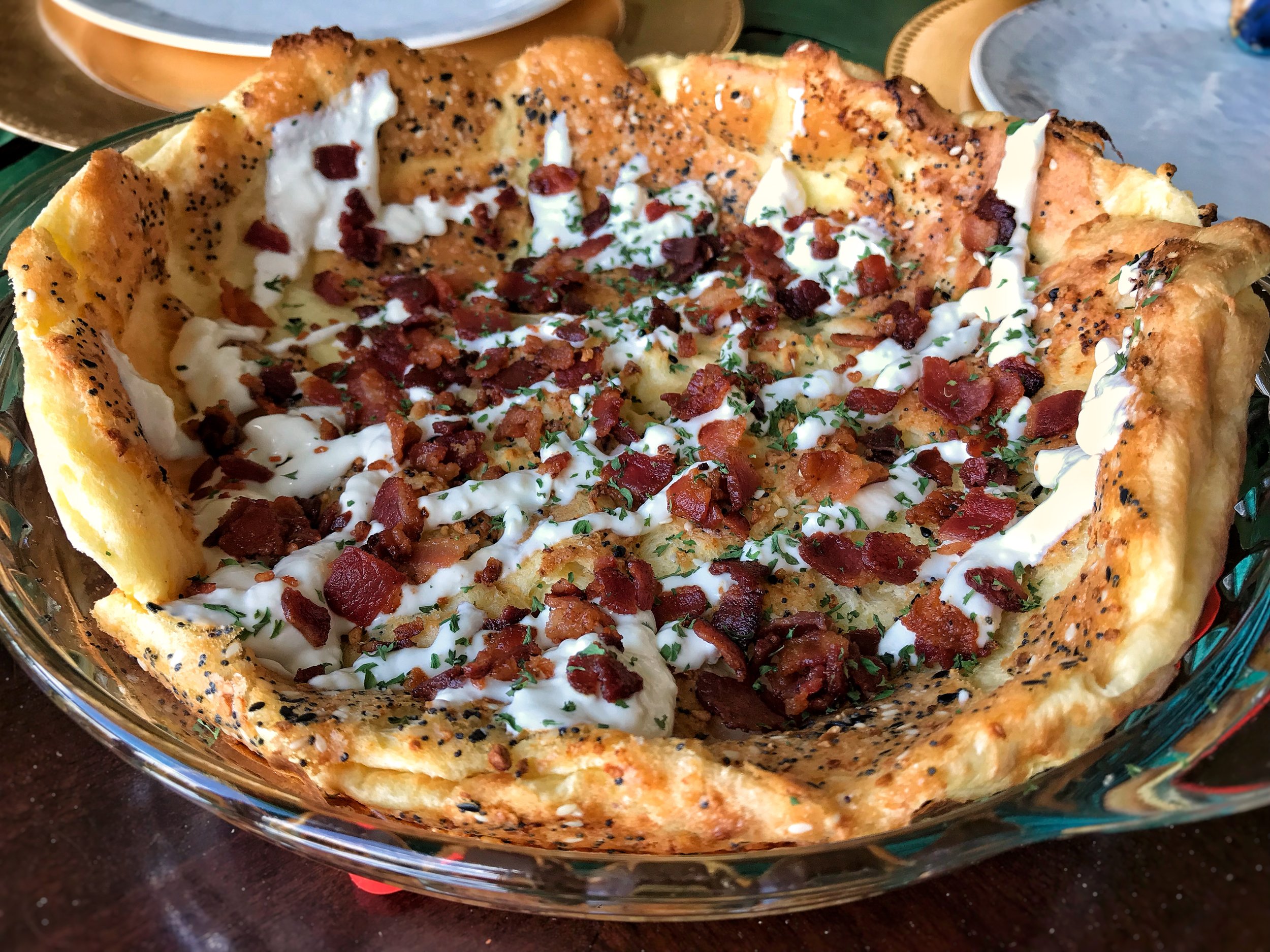 EVERYTHING BAGEL DUTCH BABY