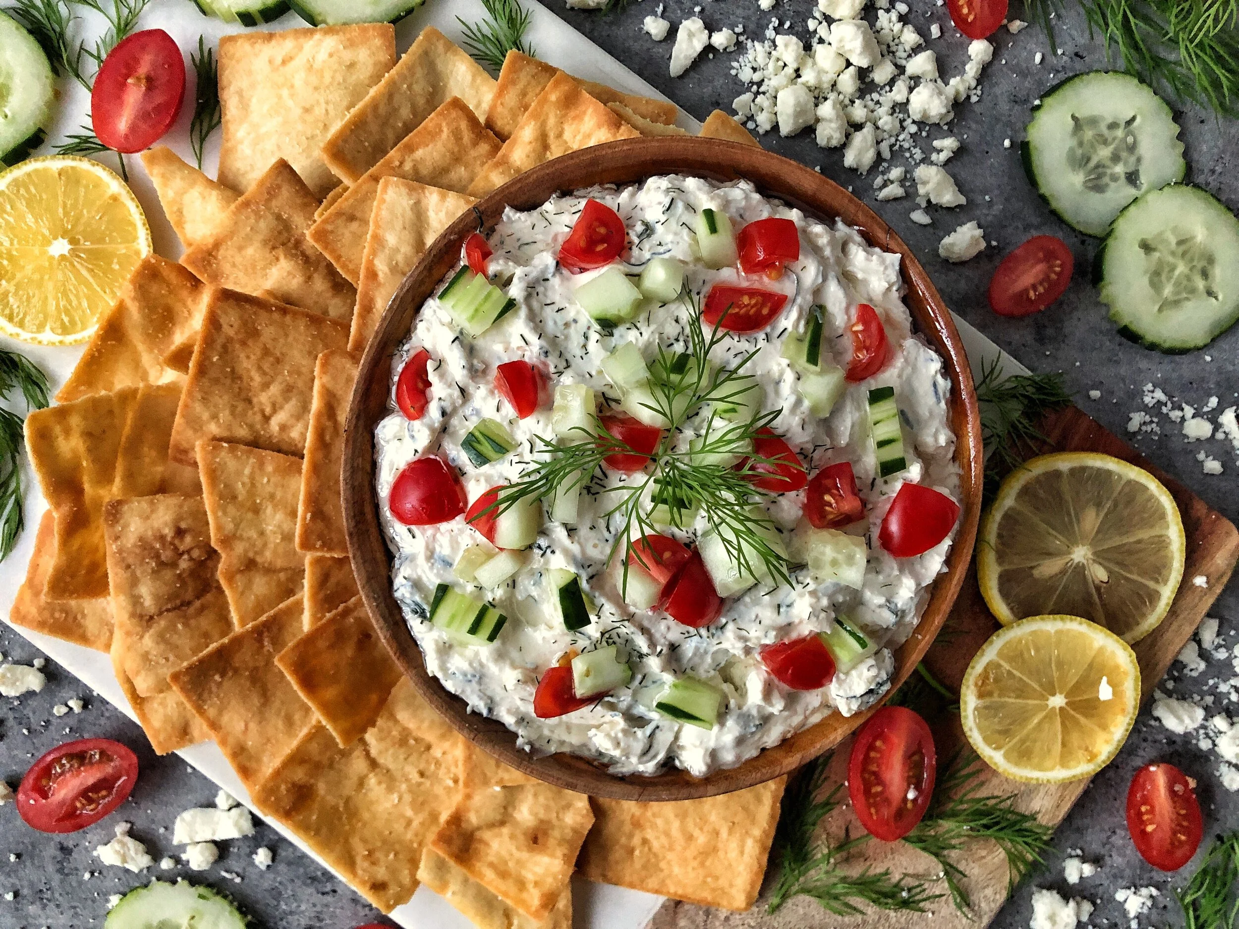 GREEK FETA DIP — SPOON & SWALLOW