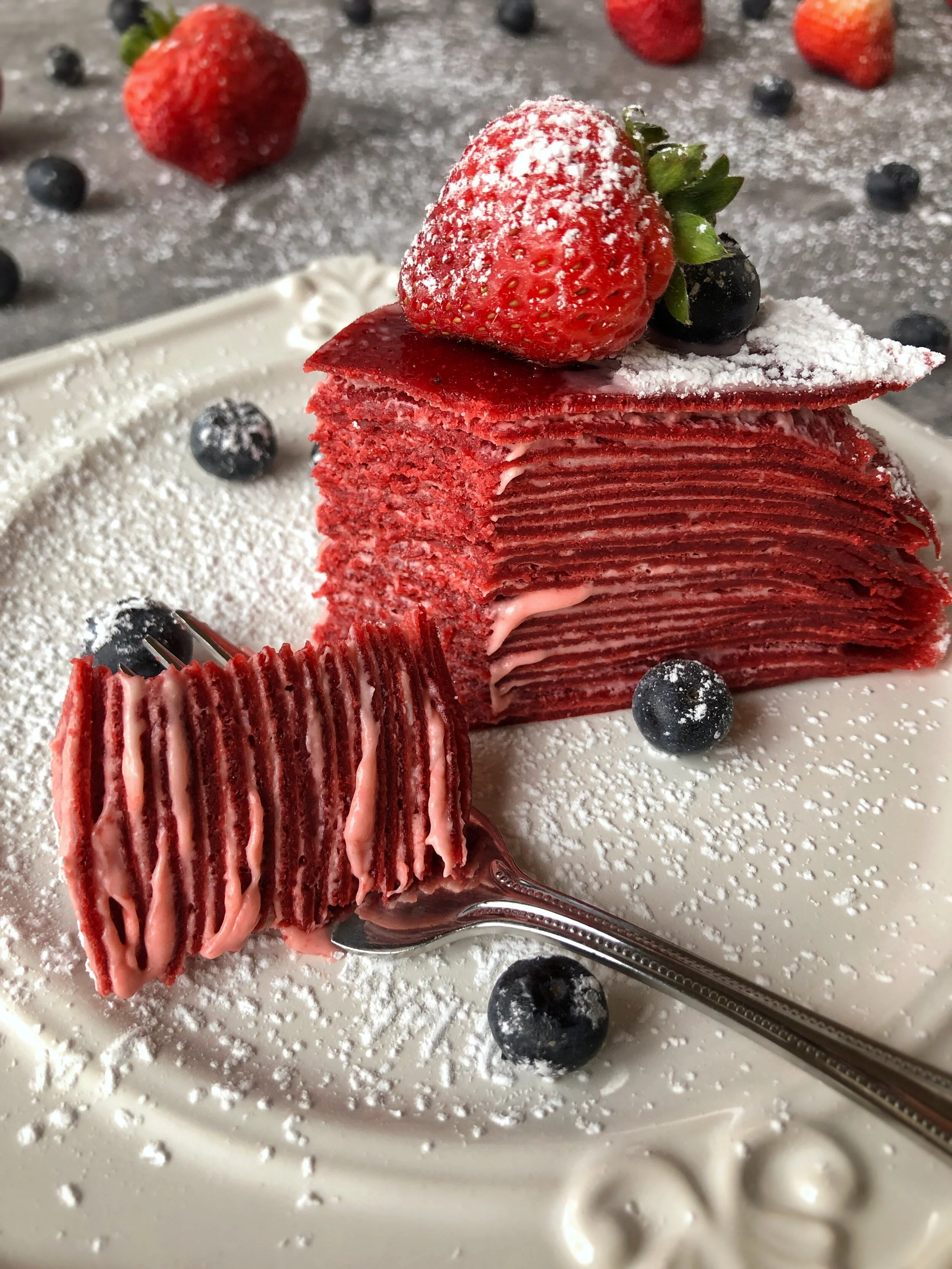 RED VELVET CREPE CAKE