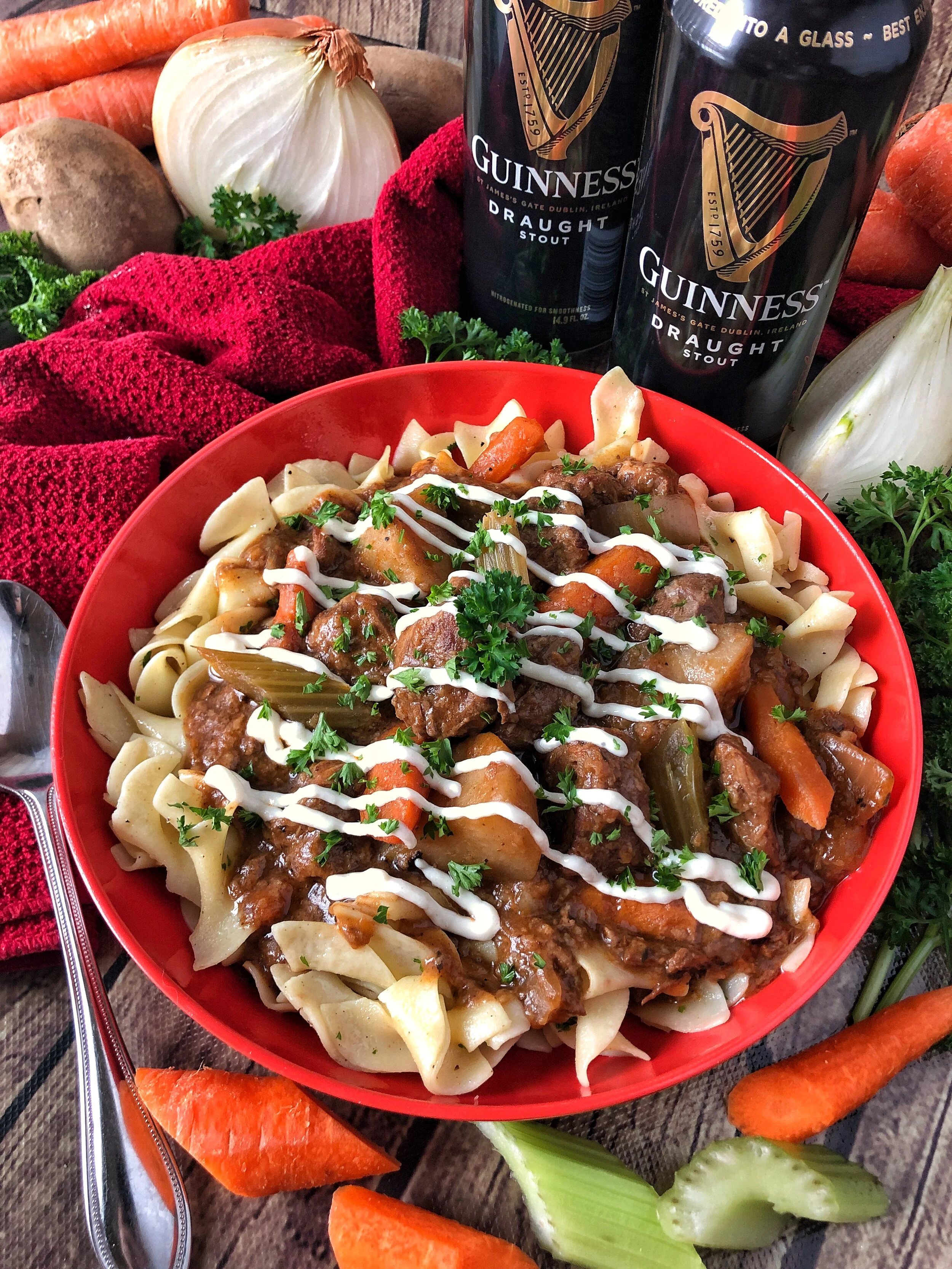 SLOW COOKER GUINNESS BEEF STEW