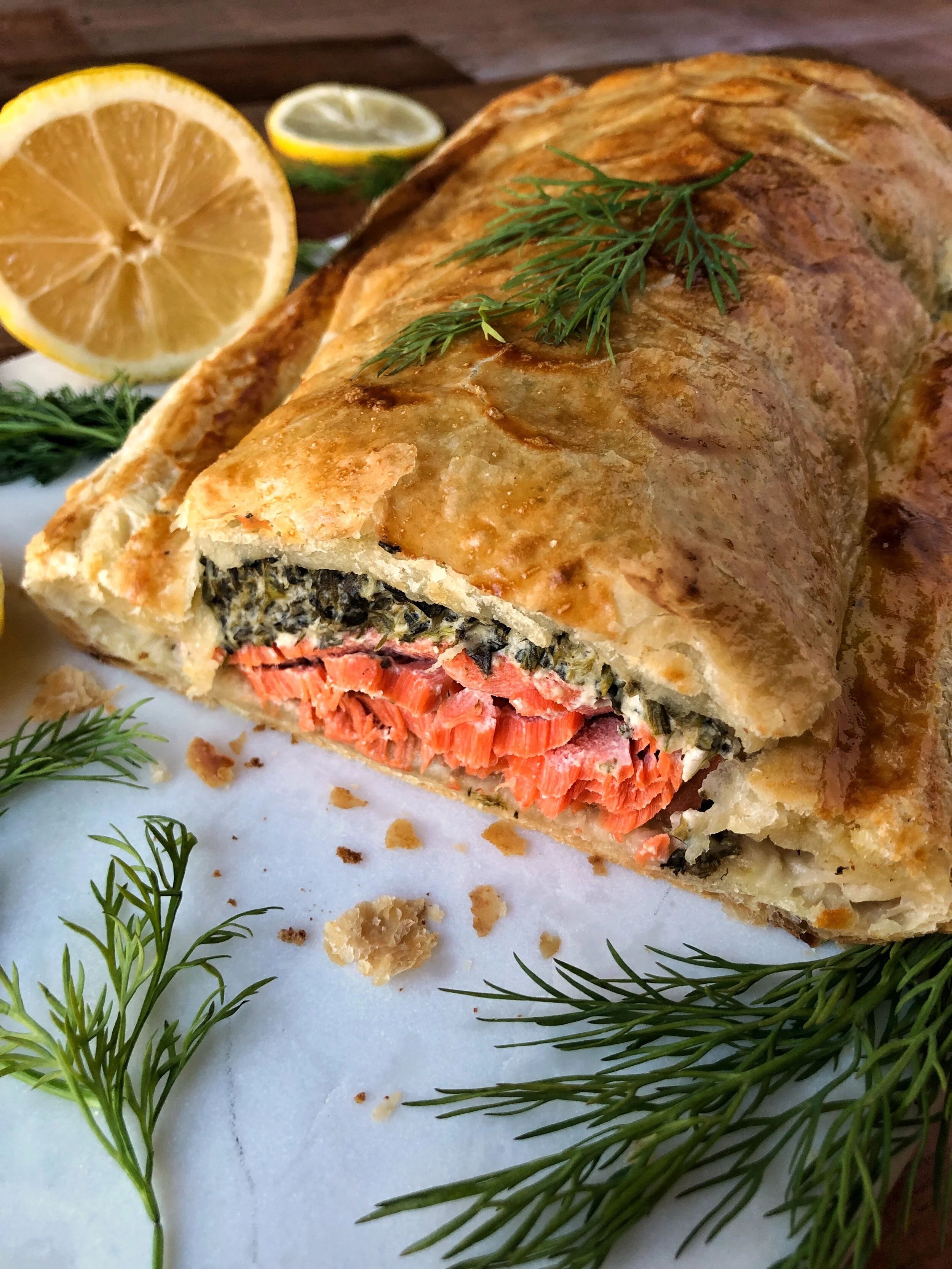 SALMON EN CROUTE
