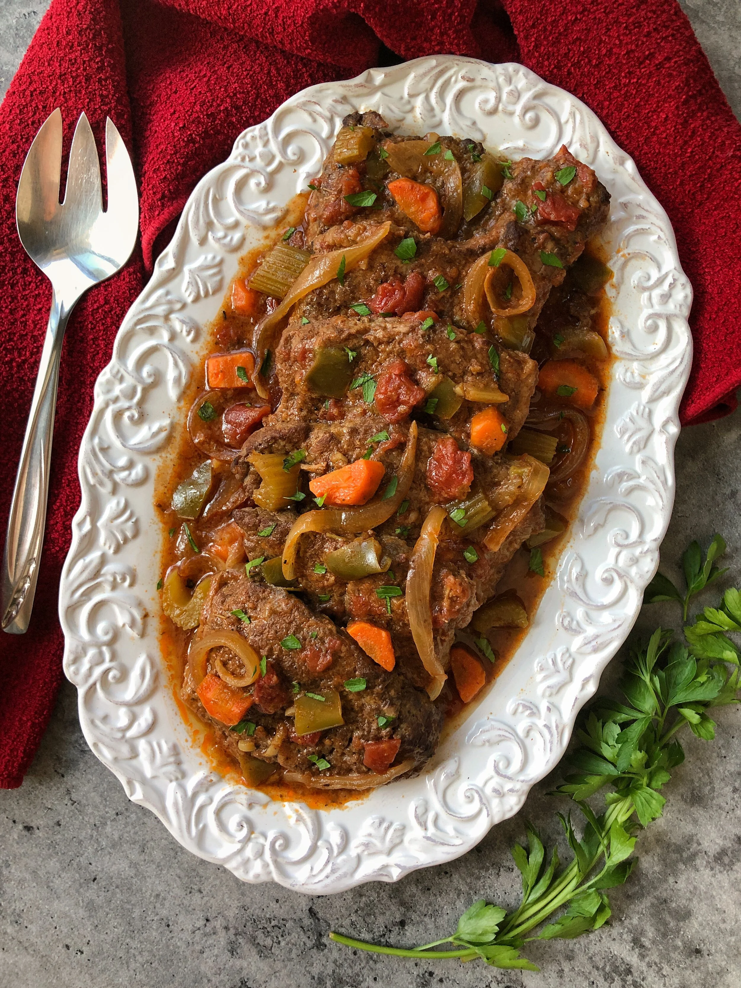 SLOW COOKER SWISS STEAK