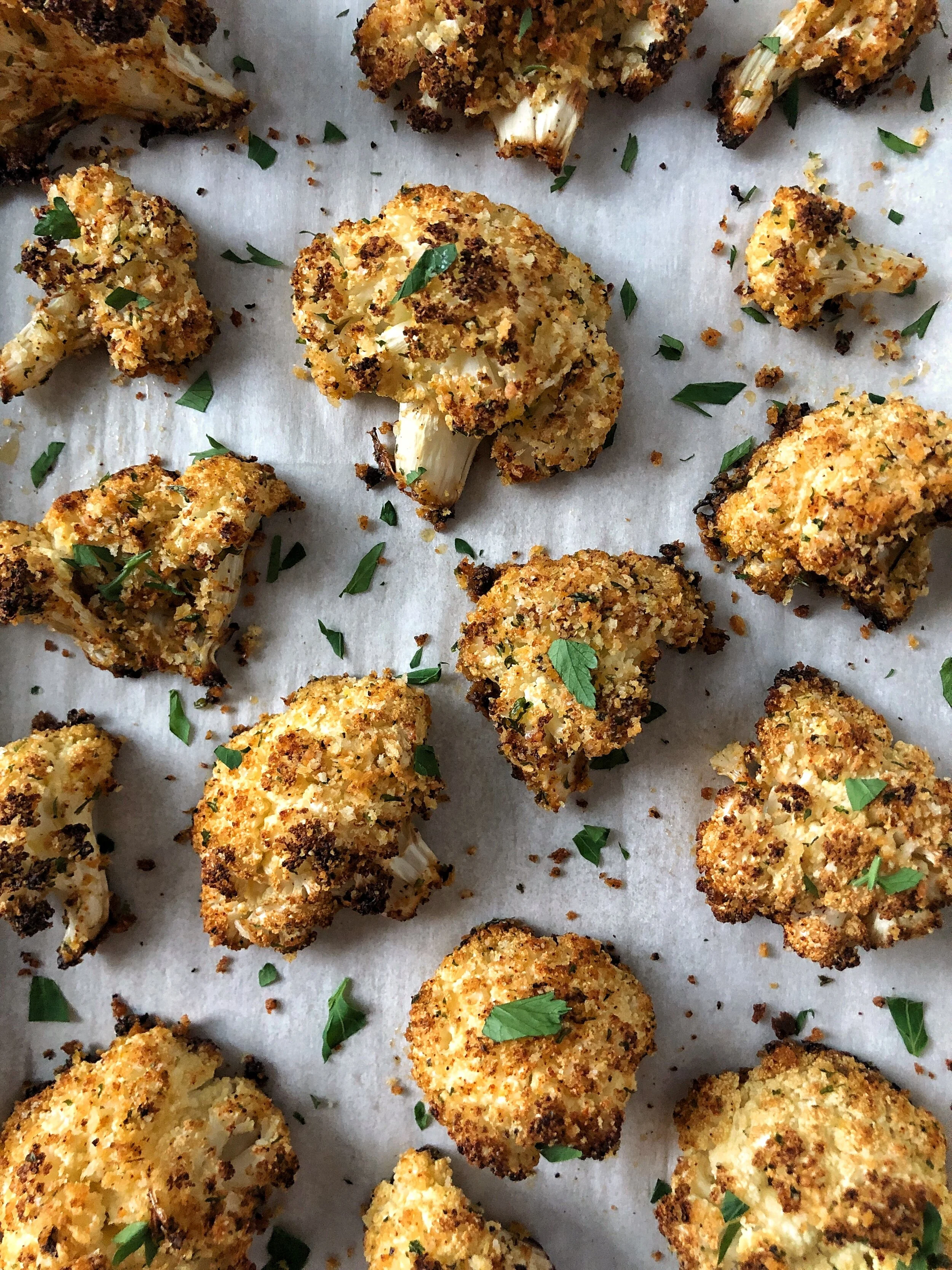 CRISPY ROASTED CAULIFLOWER