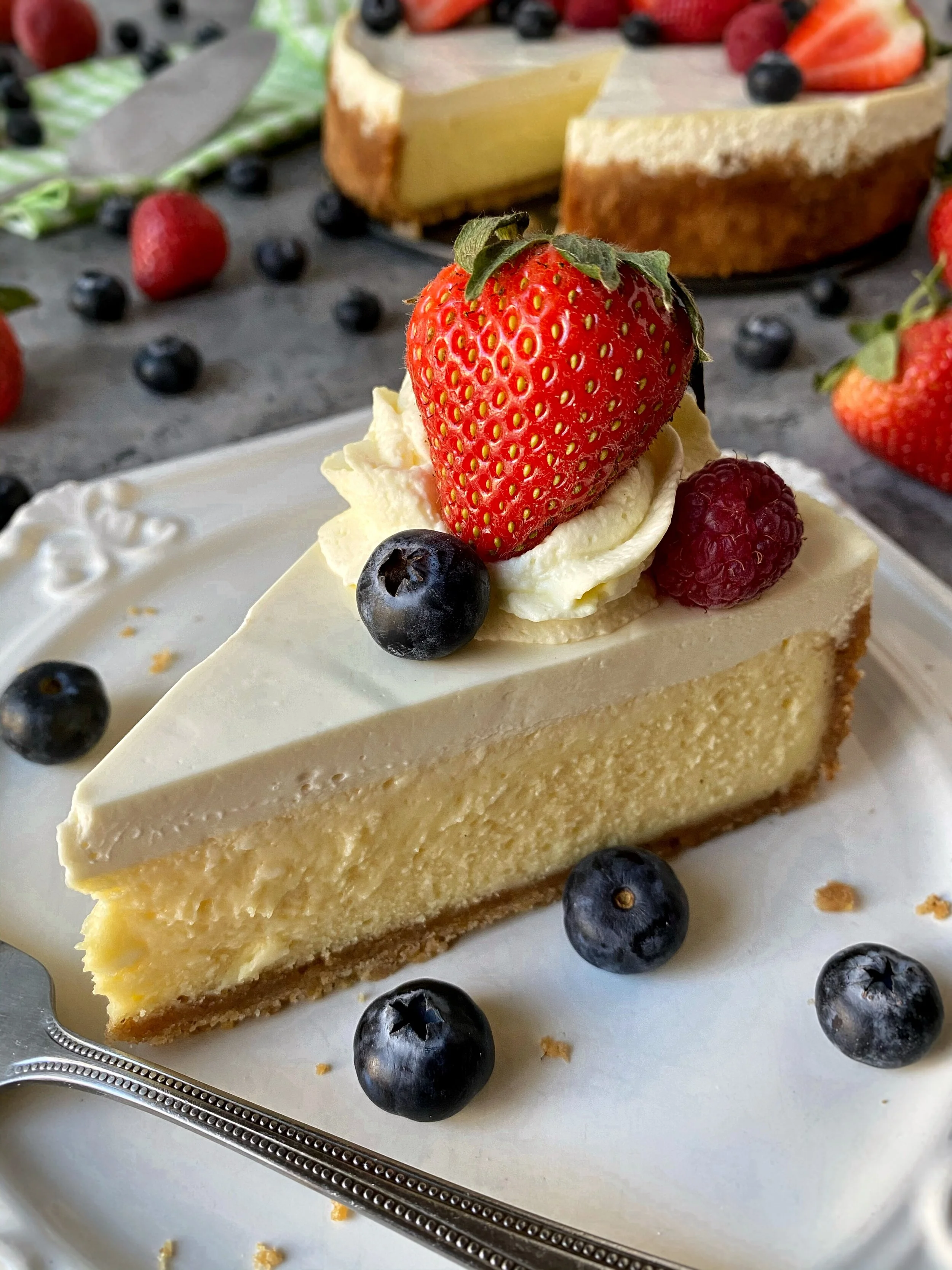THREE CITIES OF SPAIN CHEESECAKE