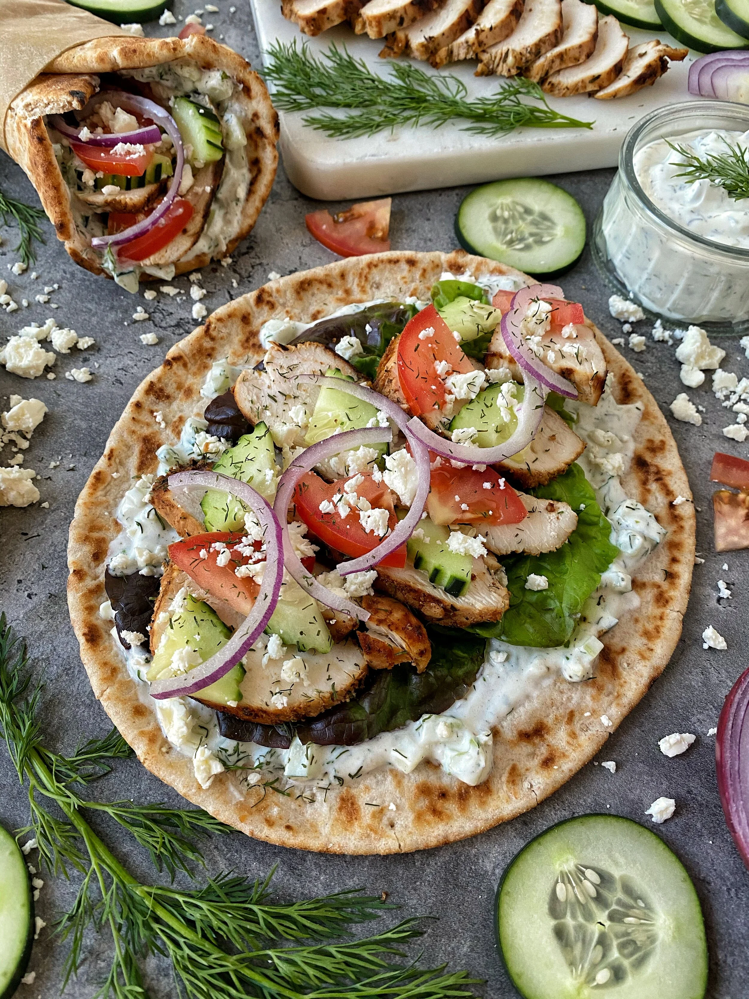 CHICKEN GYROS
