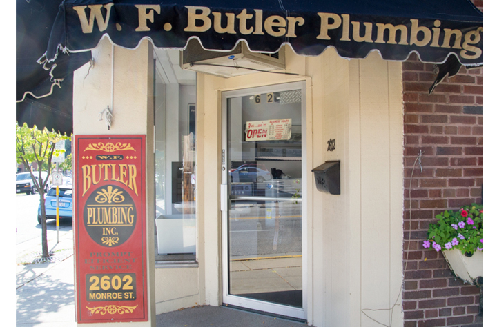 W.F. Butler Plumbing, Inc. 2602 Monroe St, 233-1608