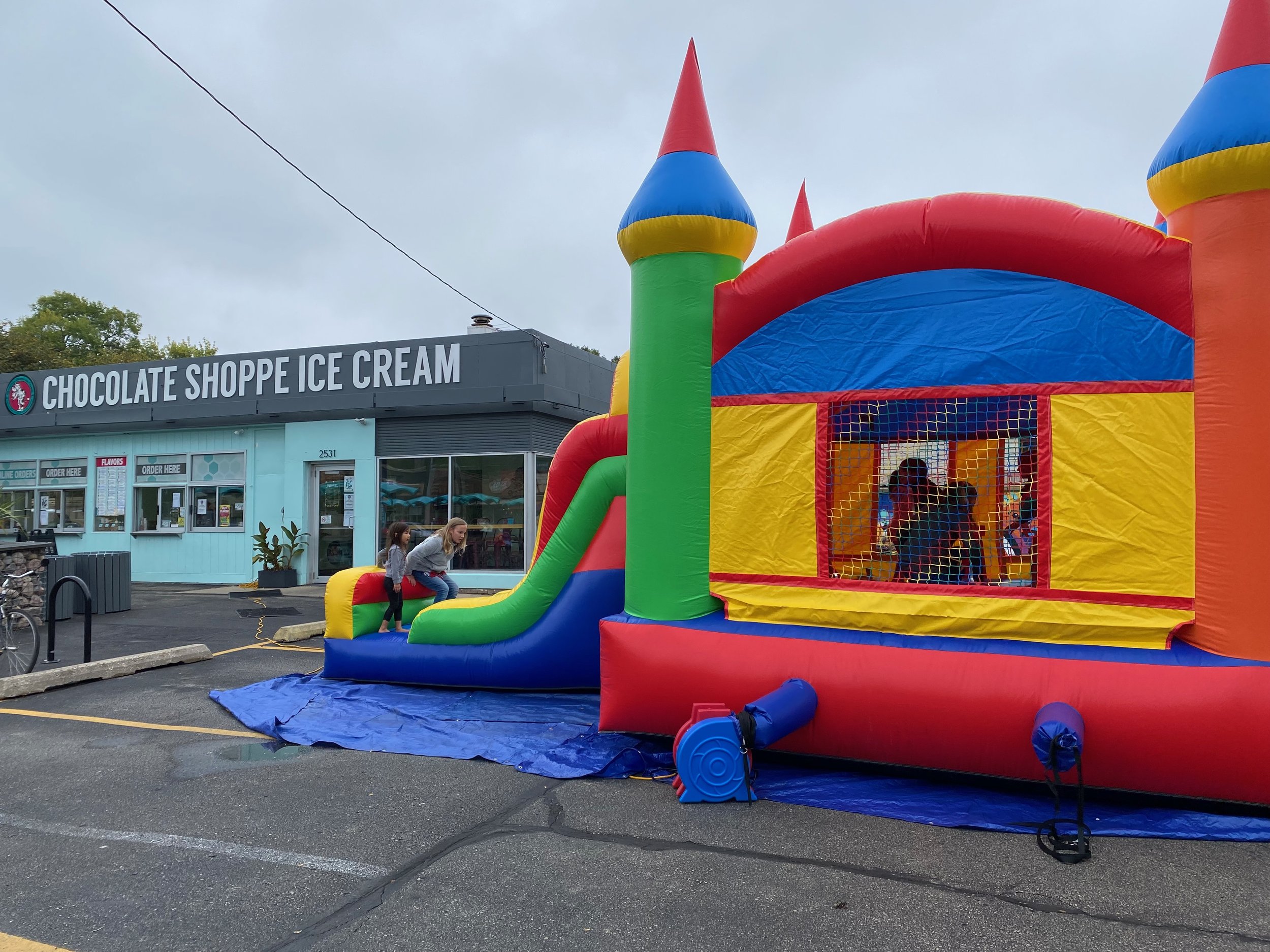 Monroe Street Festival 2022 Chocolate Shoppe Ice Cream Bouncy Castle - 1.jpeg