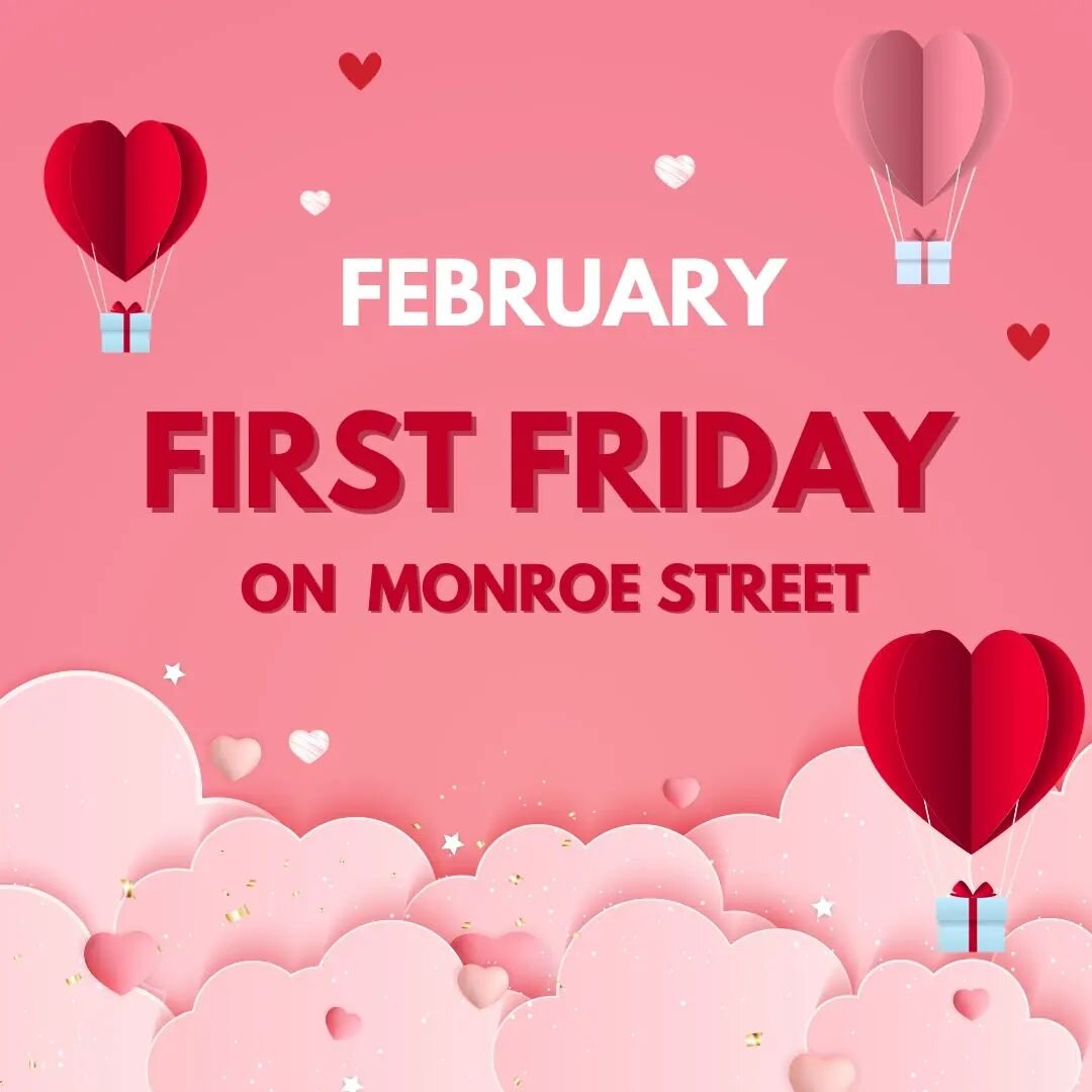 One week until #FirstFriday on #MonroeStreet! Here are some fun things happening. We'll be adding more throughout the week!

@garthsbrewbar
1722 Monroe Street 
4:00-10:00 While supplies last: Free can of Dance in the Rain Dark Czech Lager + Pint Glas