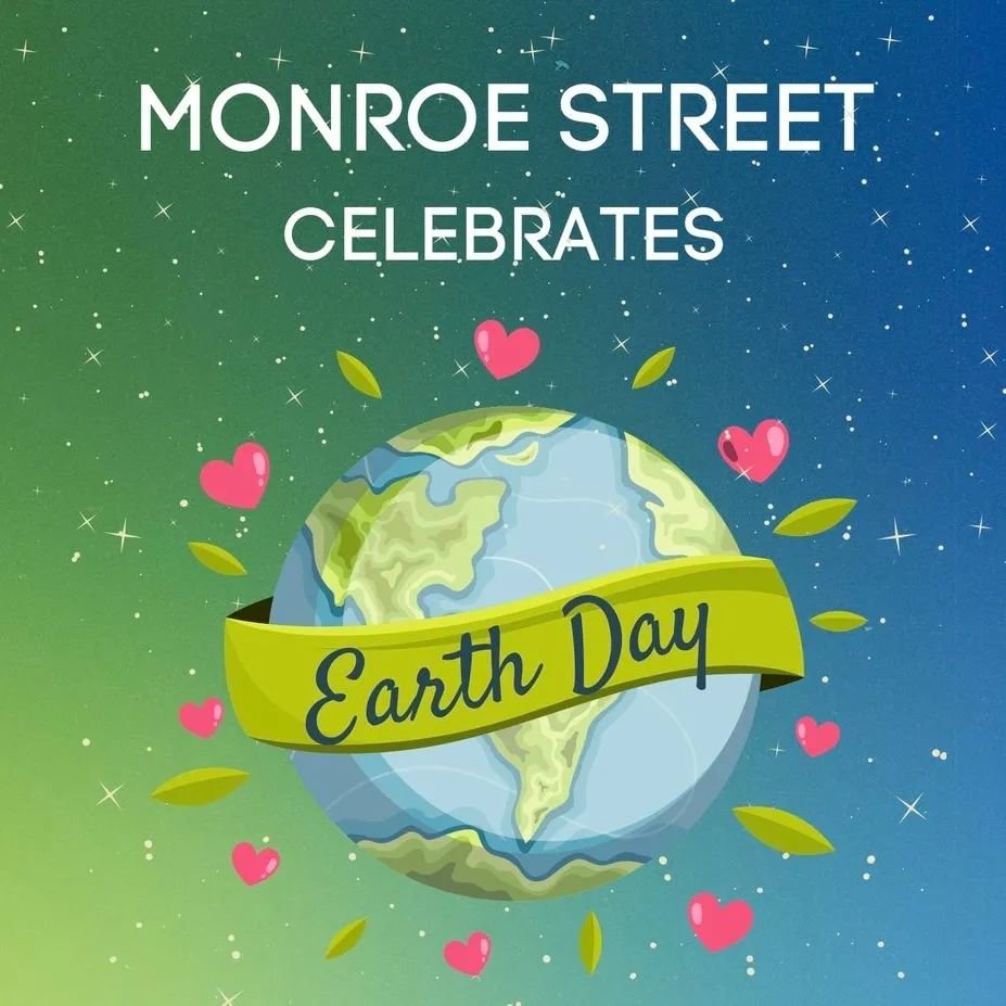 Today's the day! 🌍🌍🌍

10:00-12:00 Drop in Art with Holly workshop for kids at the Monroe Street Library, 1705 Monroe Street

12:30 - 1:30 Biking is good for our environment! Bring yours to Monroe Street for Free Bike Decorating at Chocolate Shoppe