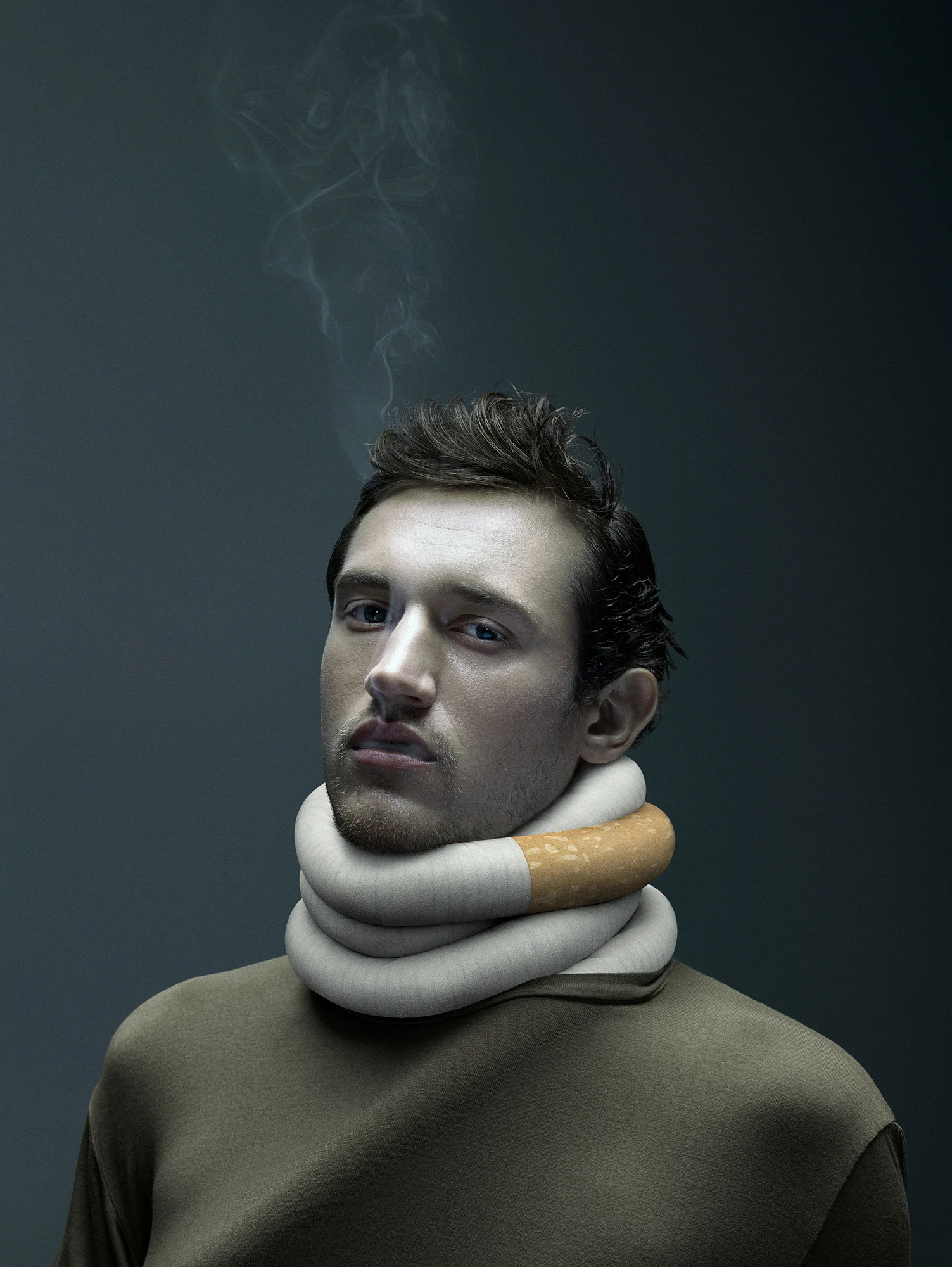 LA DÉPENDANCE À LA NICOTINE VOUS TIENT Client: De Facto Agence: K72 Création: Simon Beaudry, Sébastien Deland Photo: Philippe Richelet 3D: Santiago Menghini Retouche photo: Claude Lafrance Prix 2017 Applied Arts • Advertising photography Applied Arts • Public service photography Applied Arts • Young blood photography