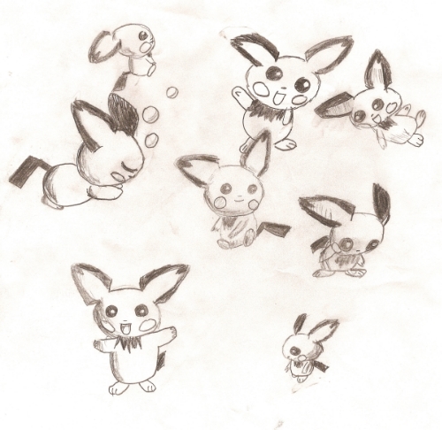 (I lied about not drawing much Pokemon BTW) 