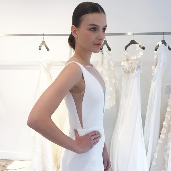 Gown by Lela Rose | Photo via Alexia's Bridal. 