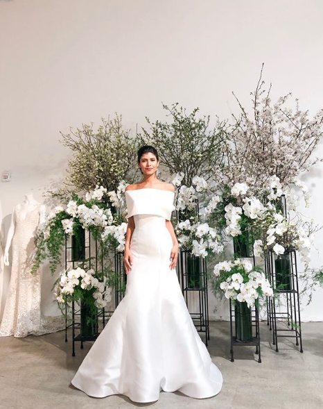 Gown by Blue Willow.