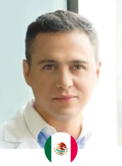 Plastic surgeon trained at the National Autonomous University of Mexico at the General Hospital of Mexico, has made stays abroad as Kentucky, Miami, Colombia and Brazil where he learned techniques performed in these areas including reconstructive procedures and specialized surgery on body contouring. He has participated and presented different works obtained in surgeries in different congresses and hospitals.