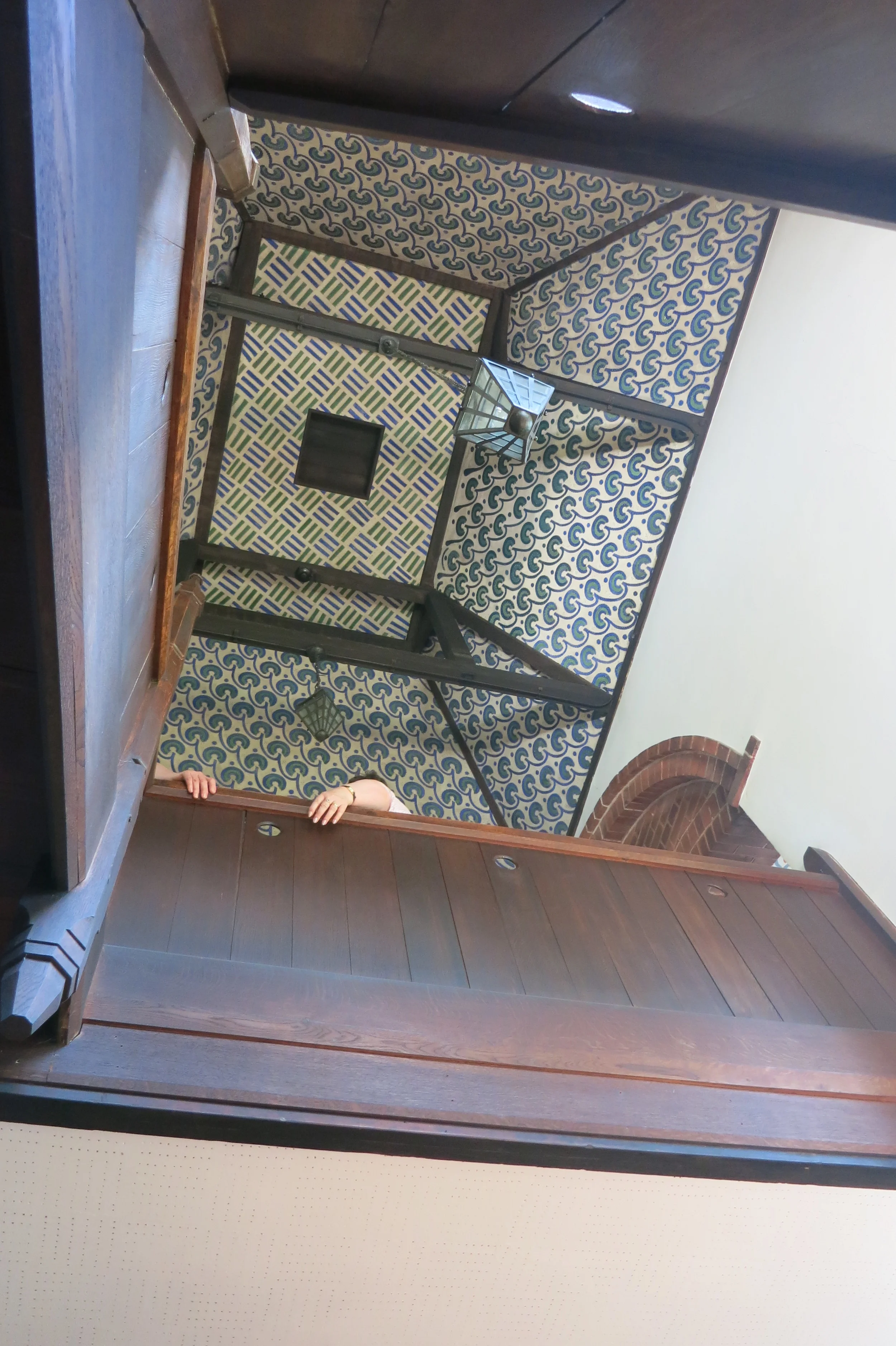 Interior view of William Morris's 'Red House'