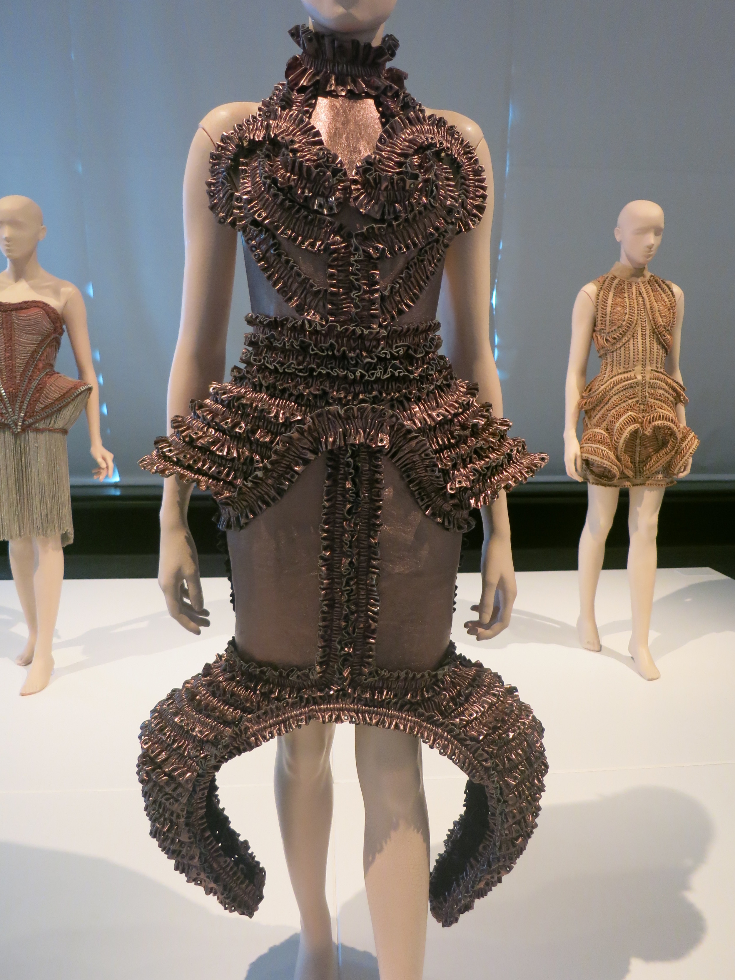 Iris van Herpen exhibition at the Calais Lace Museum 2013 - 'MUMMIFICATION' 2009