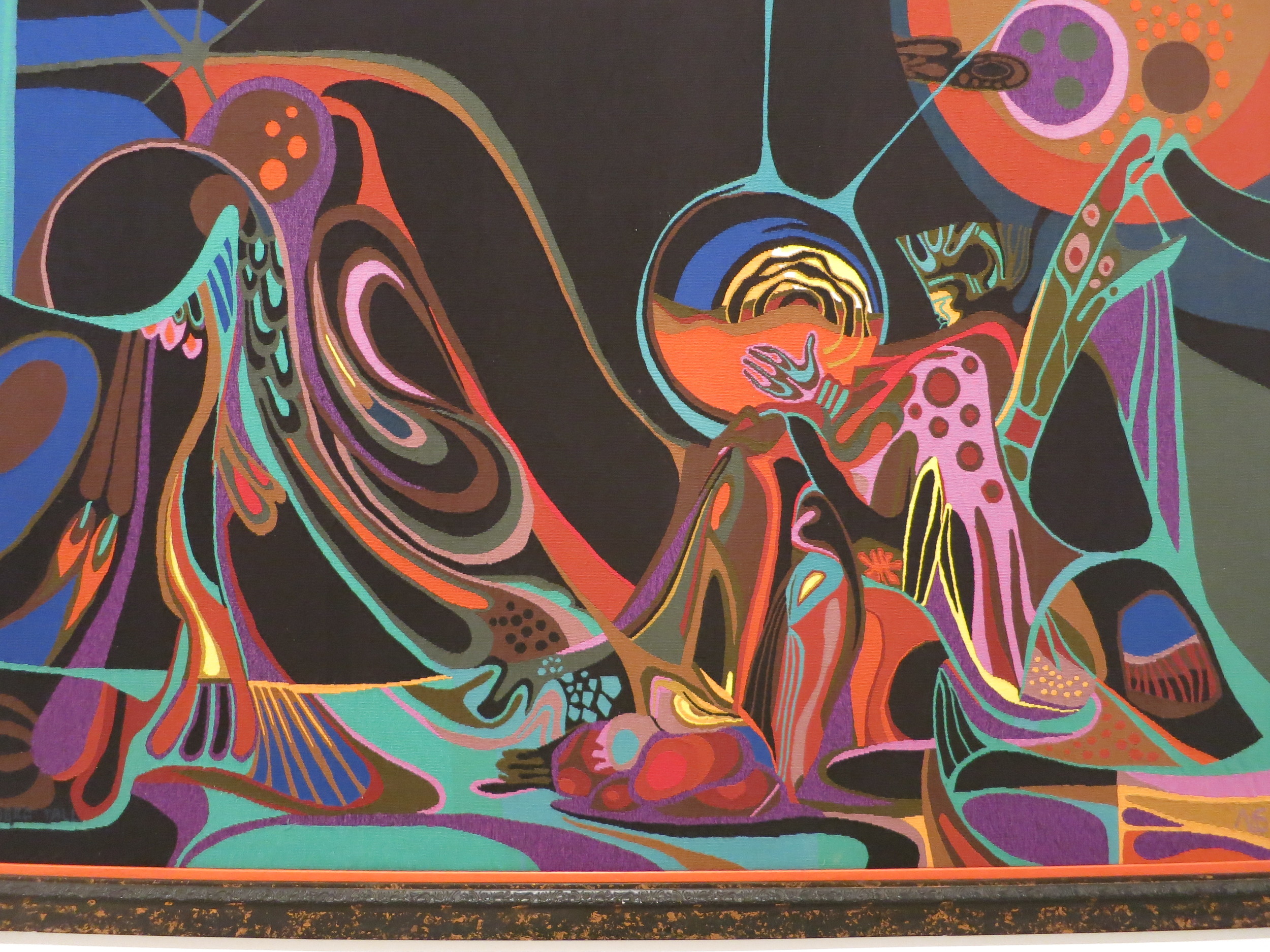 Papa Ibra Tall's tapestry in the Arsenale -55th Venice Biennale 2013