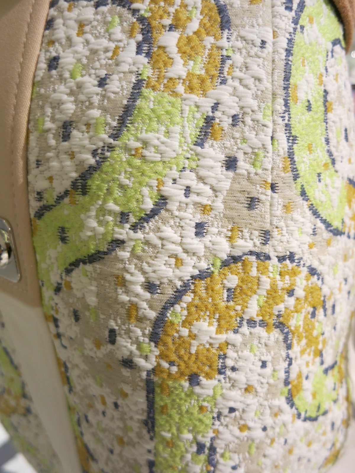 Detail of a Peter Pilotto dress 2015