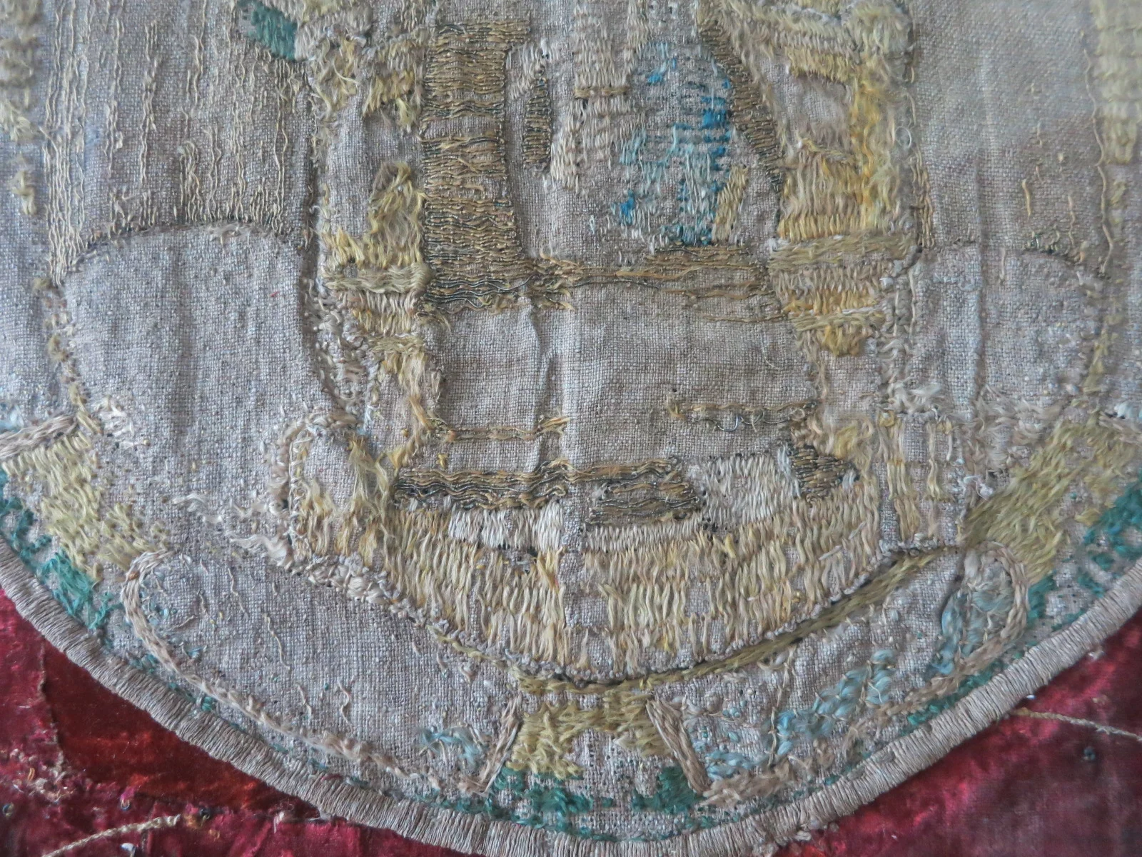 The lower half of the hood on the Skenfrith Cope