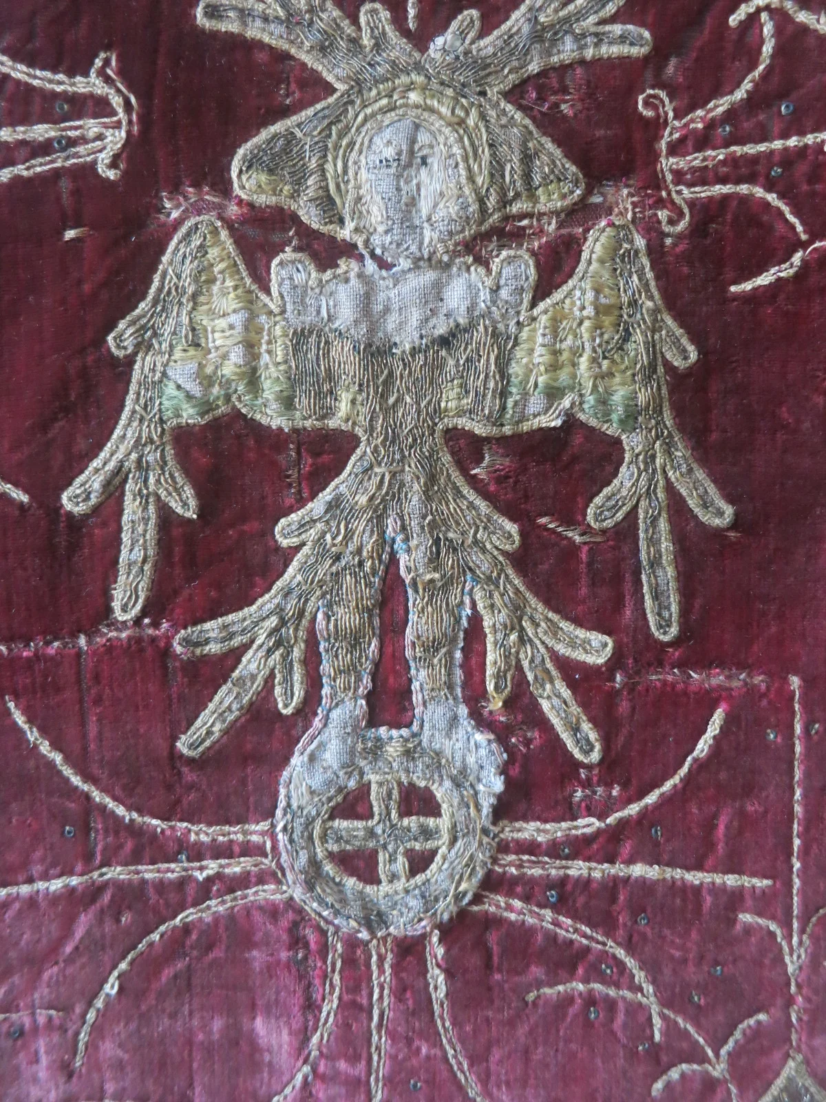 A Seraphim on the velvet of the Skenfrith Cope