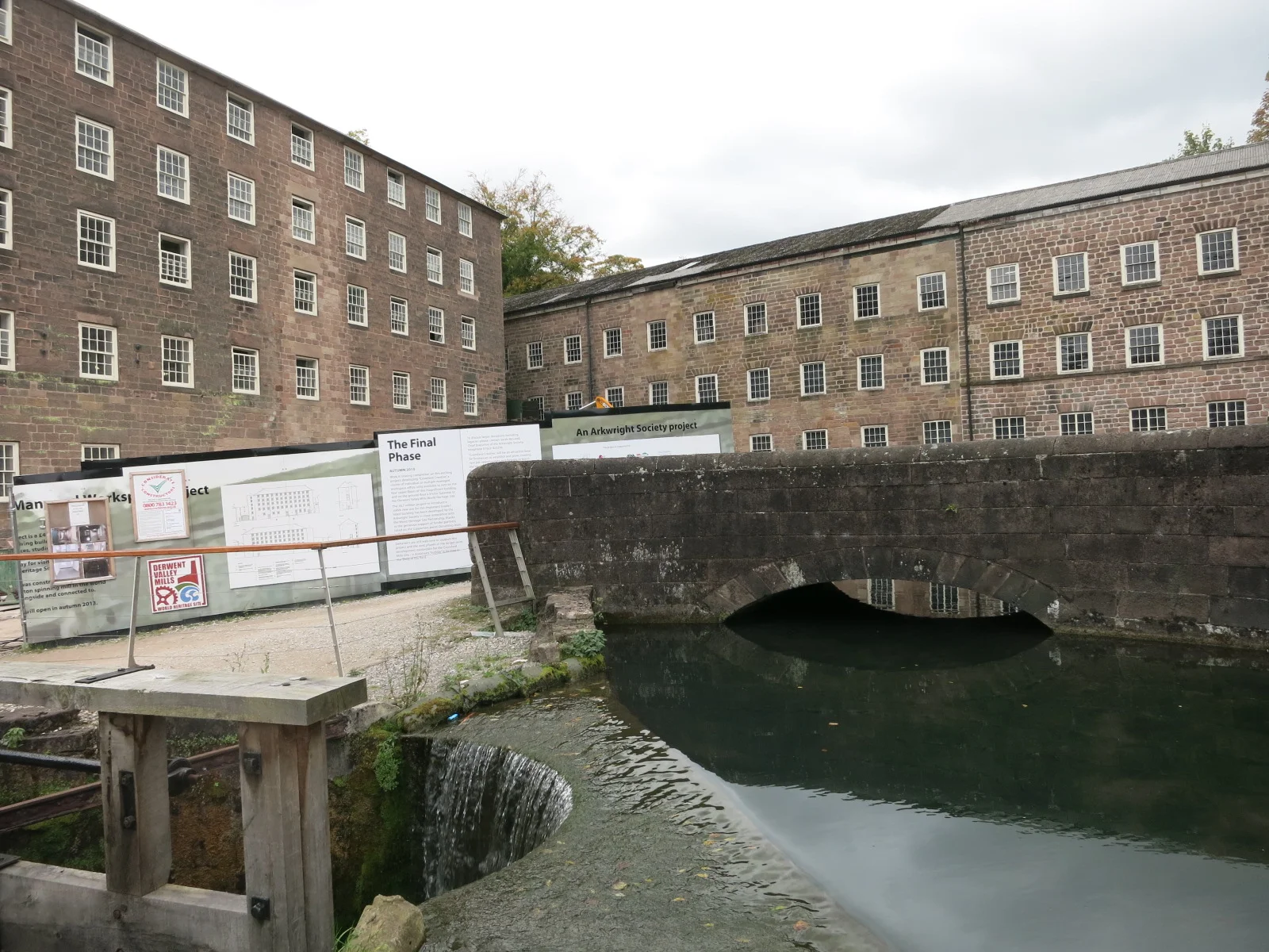 Cromford Cotton Mill Matlock, Derbyshire UK