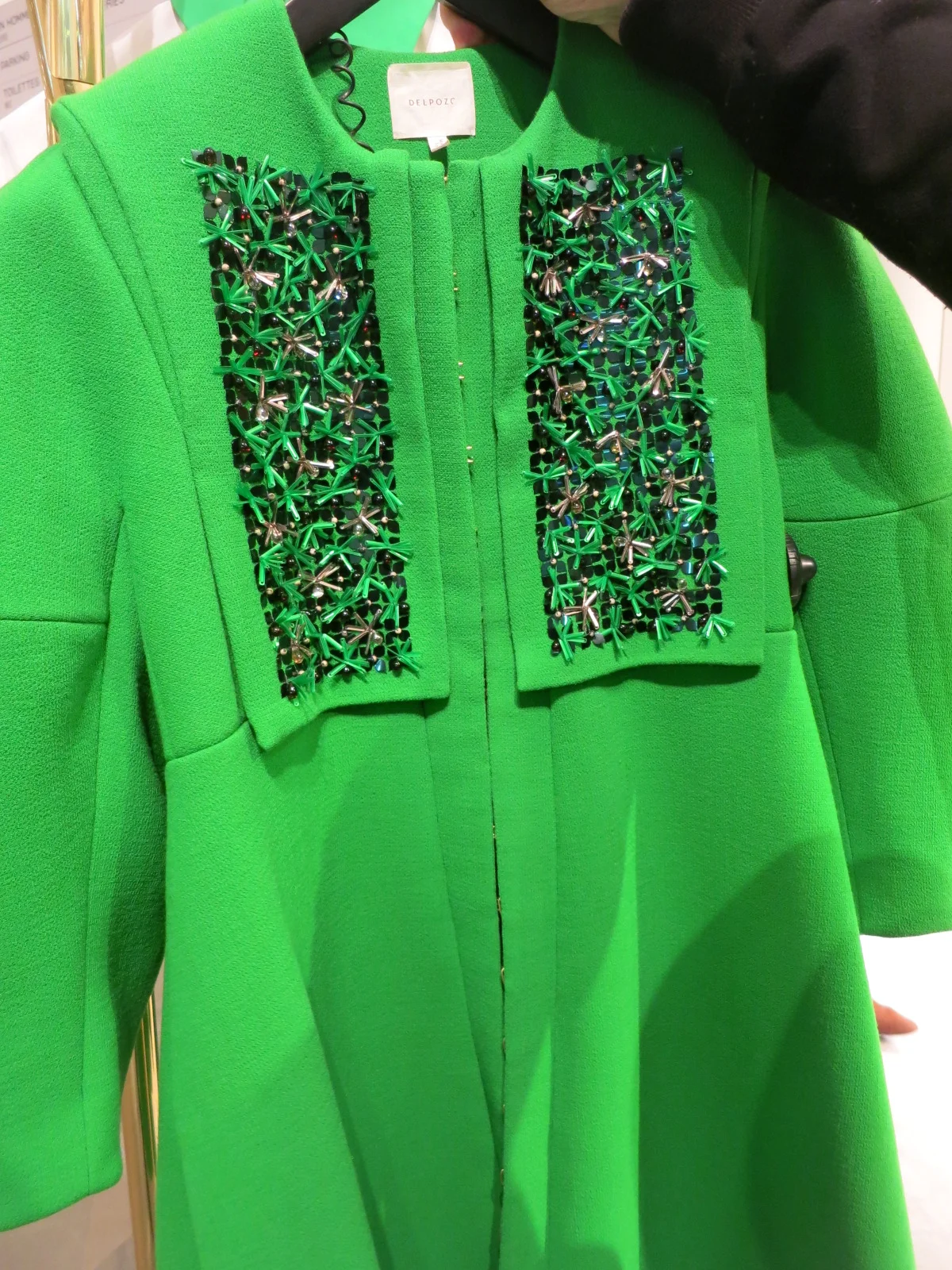 Galeries Lafayette, Paris. Delpozo coat 2015