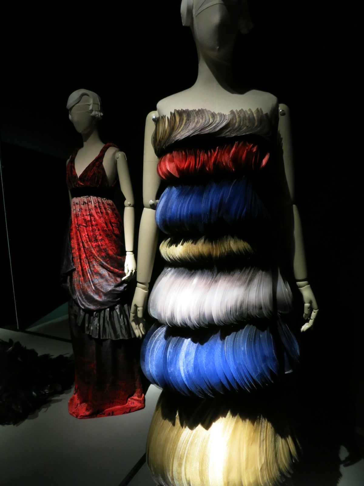 'Korea Now' exhibition at the Musee des Arts Decoratifs. Closes on the 3rd January 2016. These garments were designed by Lie Sang-bong