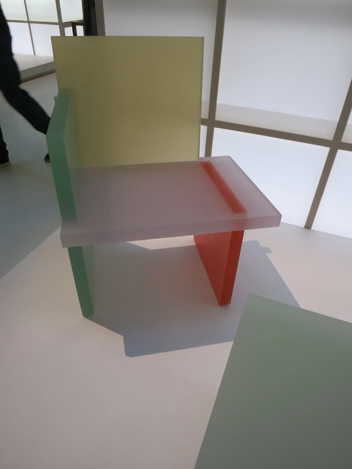 Musee des Art Decoratifs, Paris. 'Korea Now' exhibition 2015. The resin chair designed by Park Won-min
