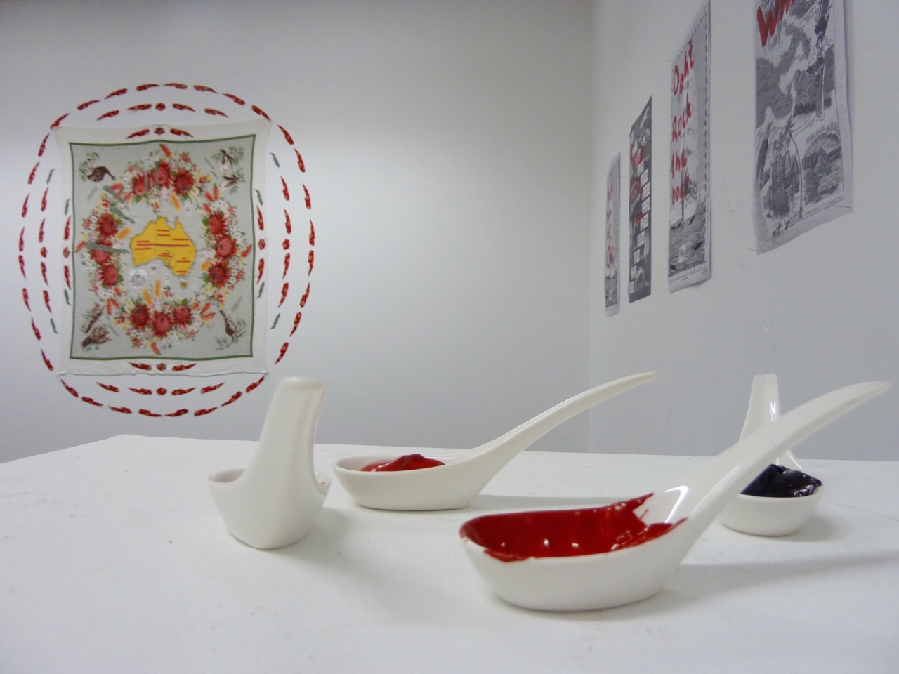 Christine Wiltshier's 'Hit & Miss' Installation.