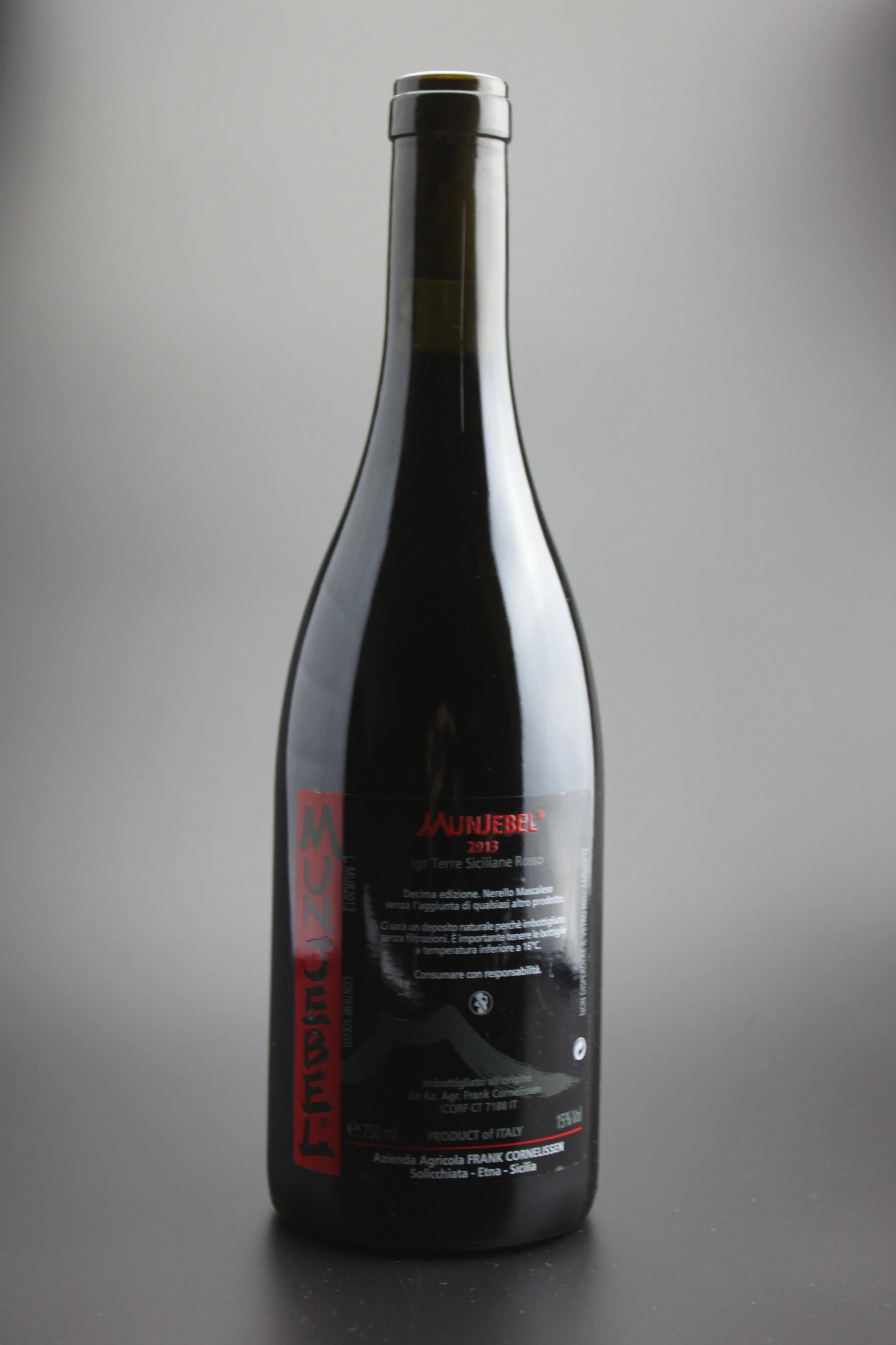 Sommelier at Home Frank Cornelissen Munjebel Rosso 2014 & 2015
